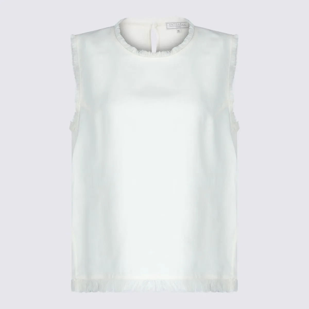Butter Viscose And Linen Blend Top