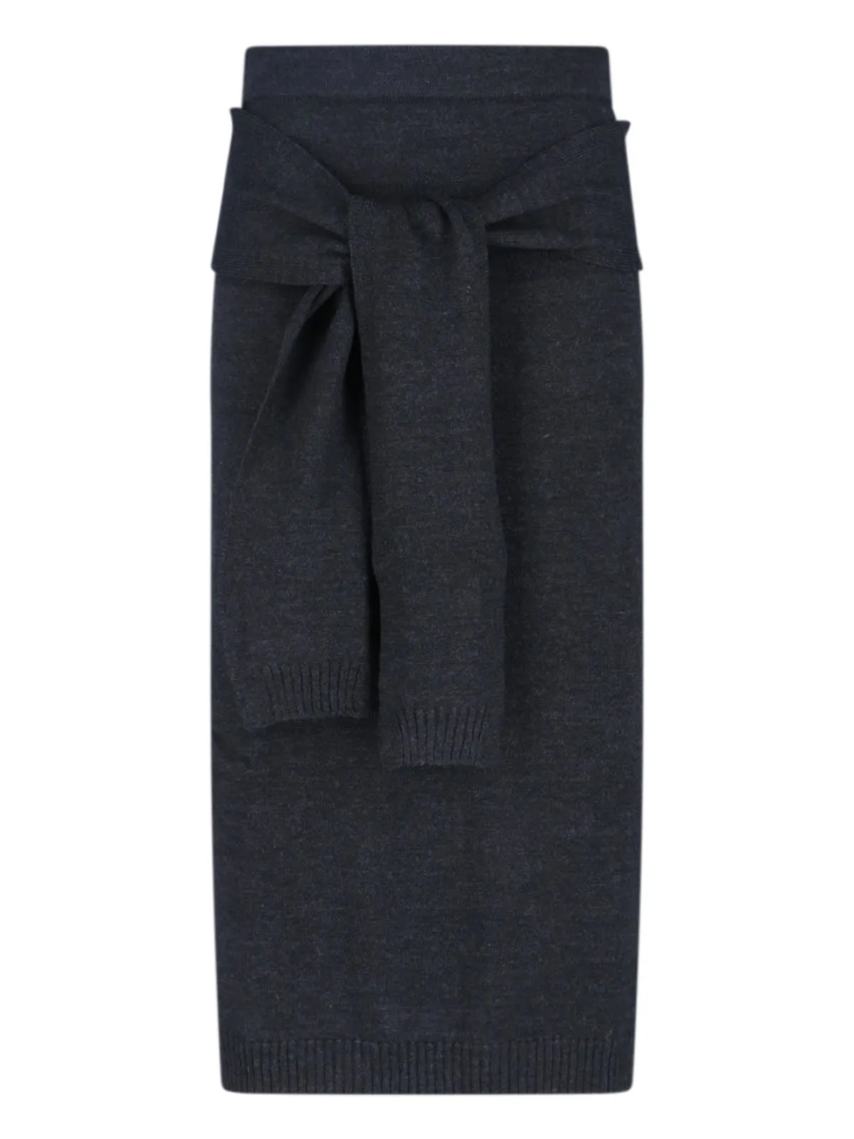 tie Midi Skirt