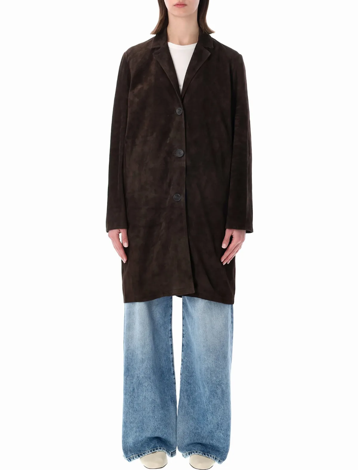 S. W.O. R.D 6.6.44 Sword Suede Leather Coat
