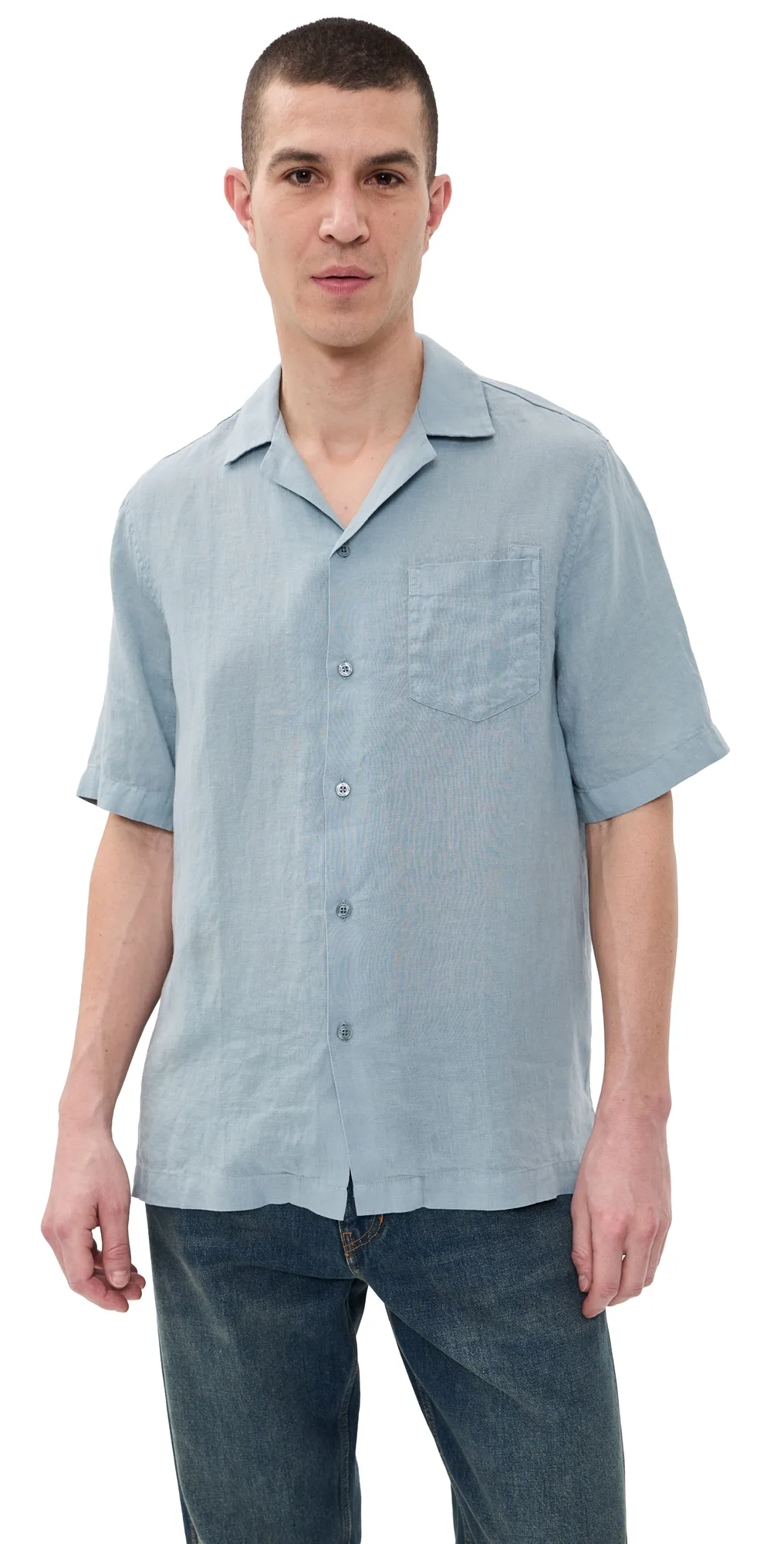 Angelo GD Linen Short Sleeve Shirt