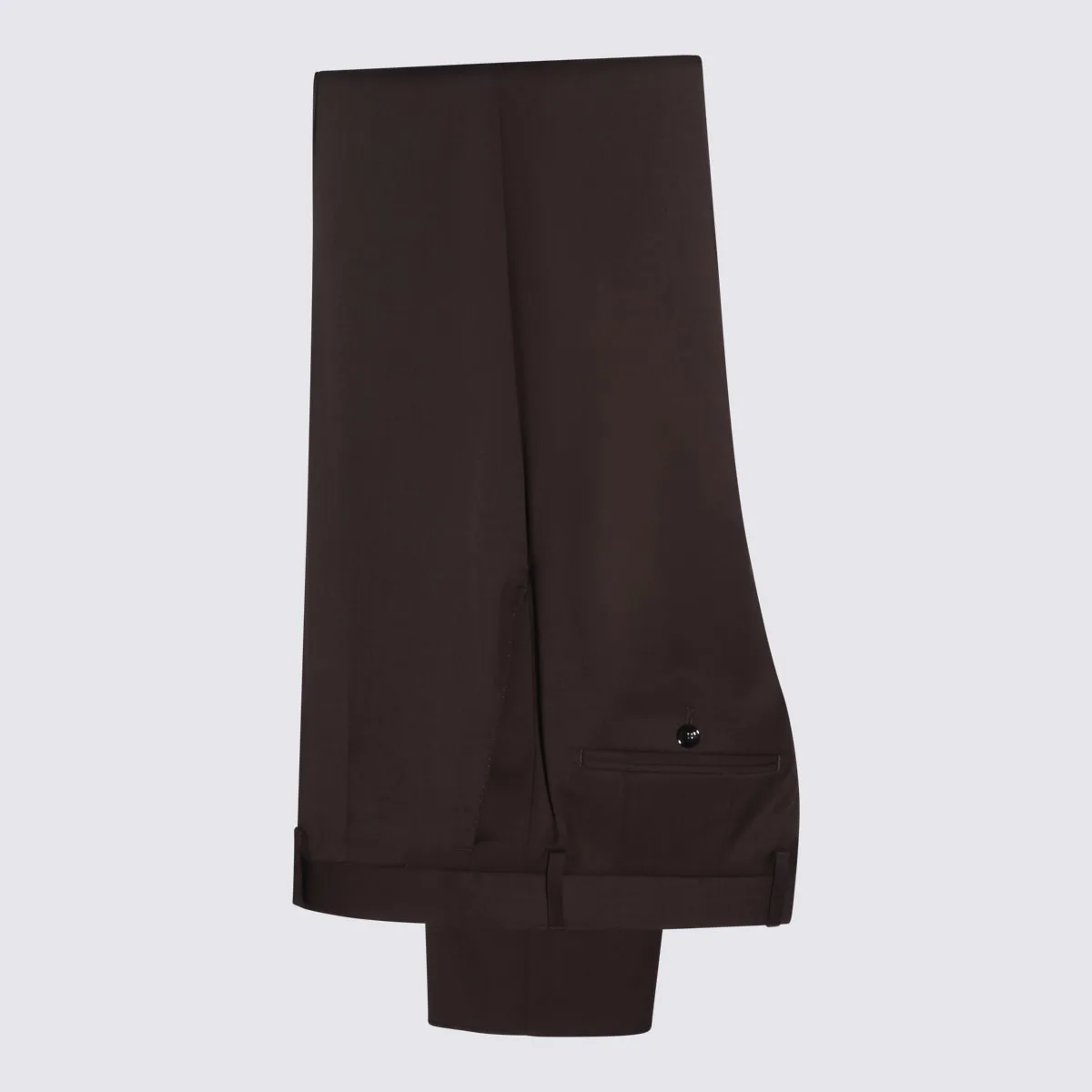 Brown Virgin Wool Suit