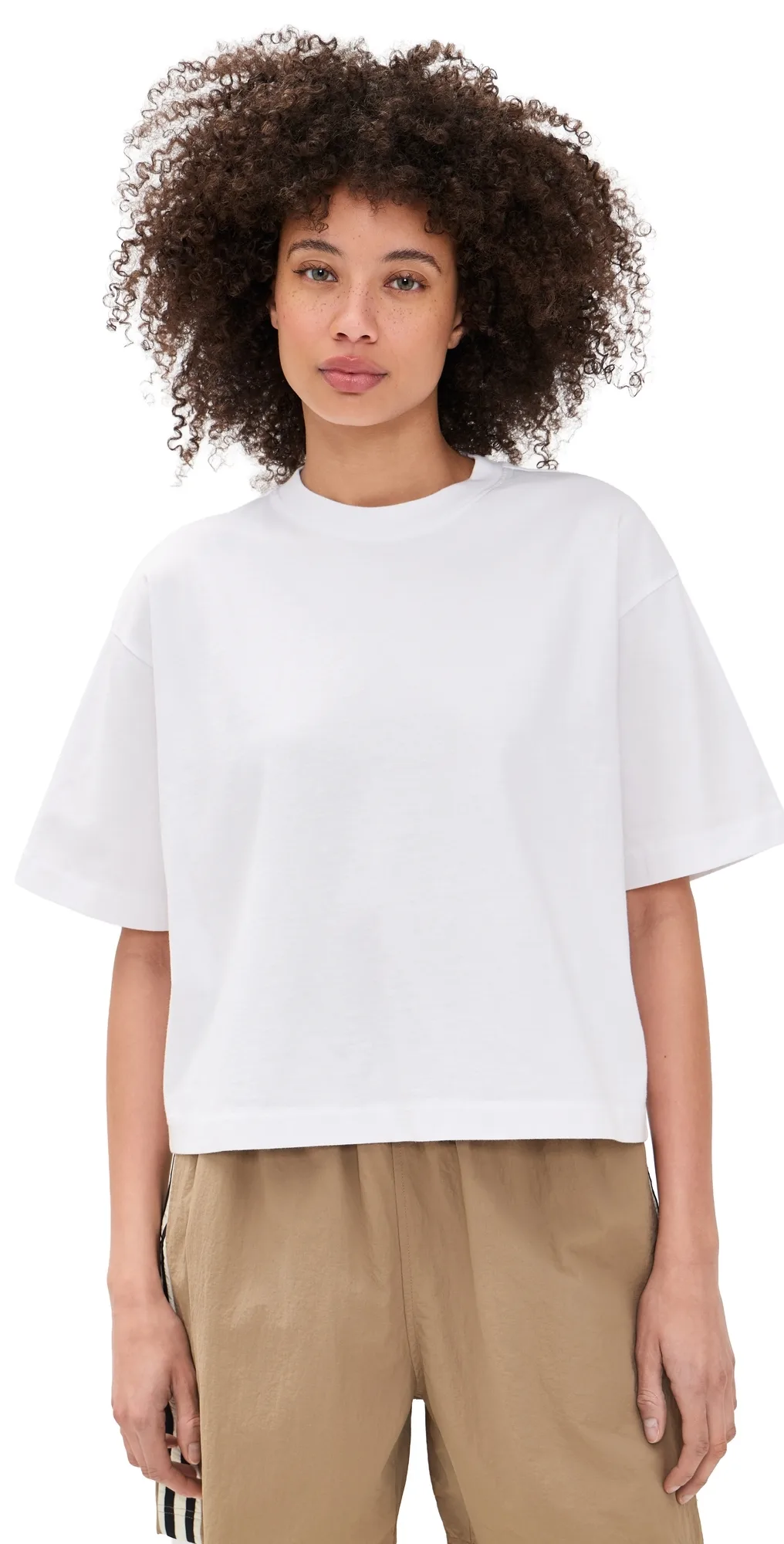 The Boxy Crop Tee In Allday Jersey