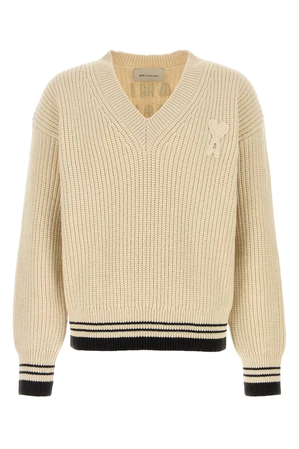 Ivory Wool Blend Sweater