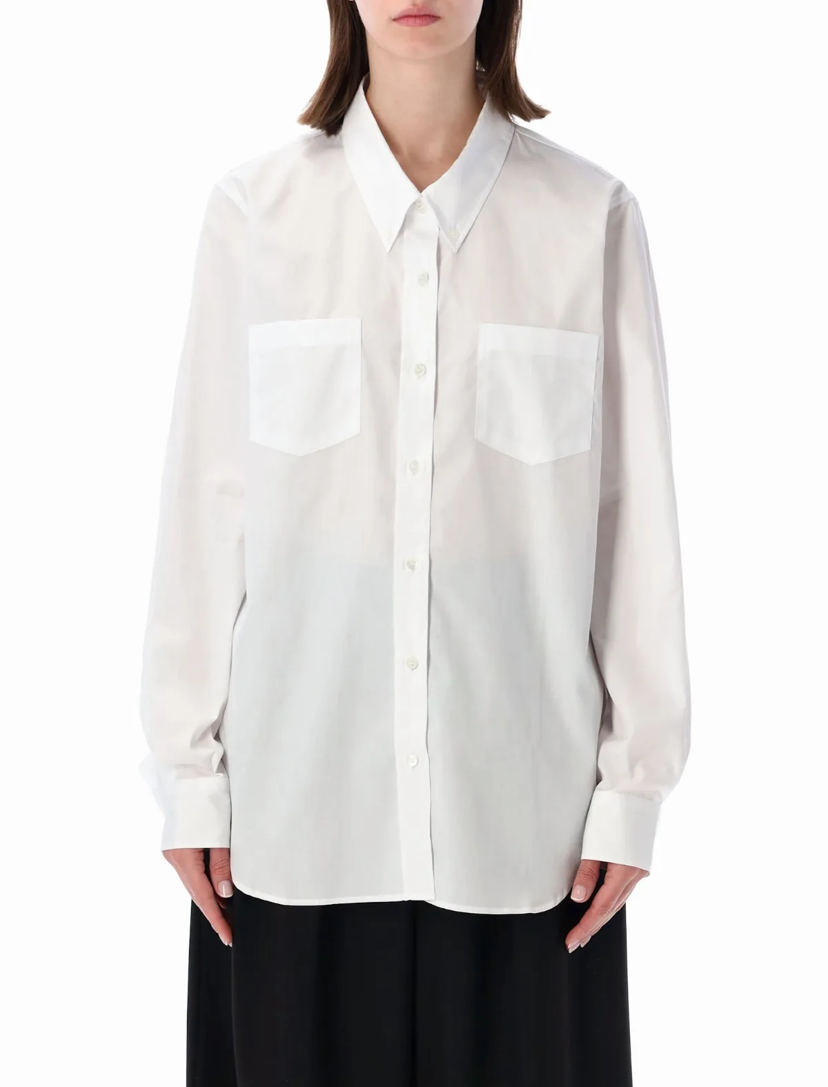 Loose Cotton Poplin Shirt