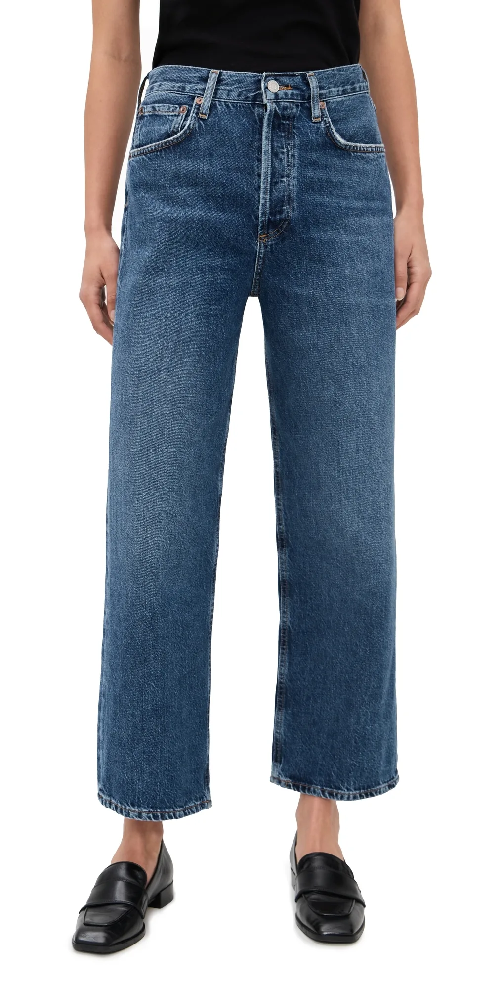 Ren: High Rise Wide Leg Jeans