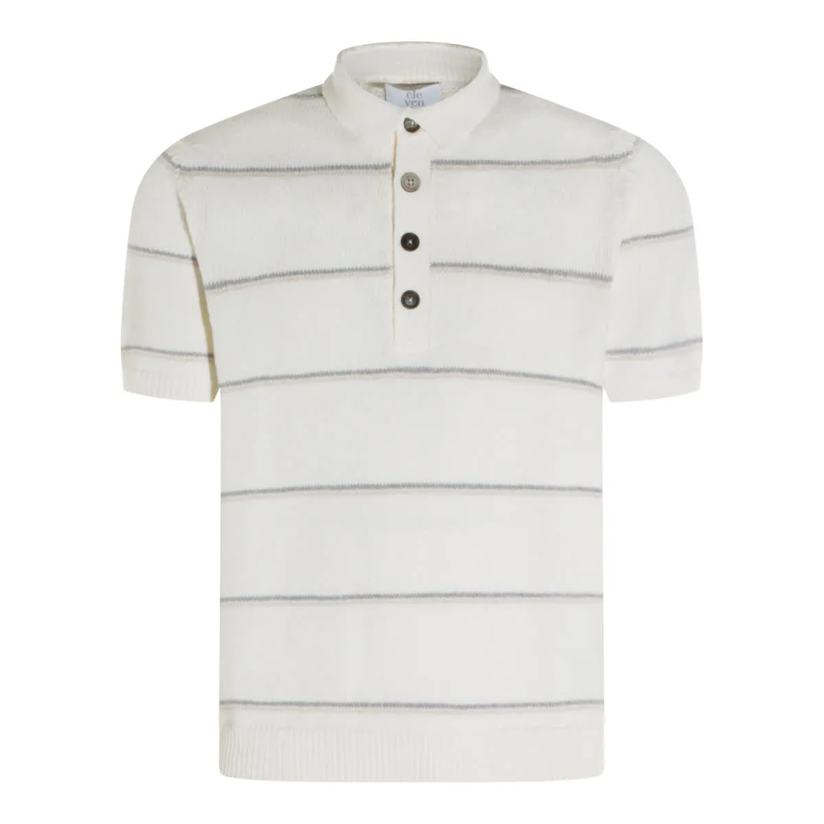 Beige And Sand Cotton Polo Shirt