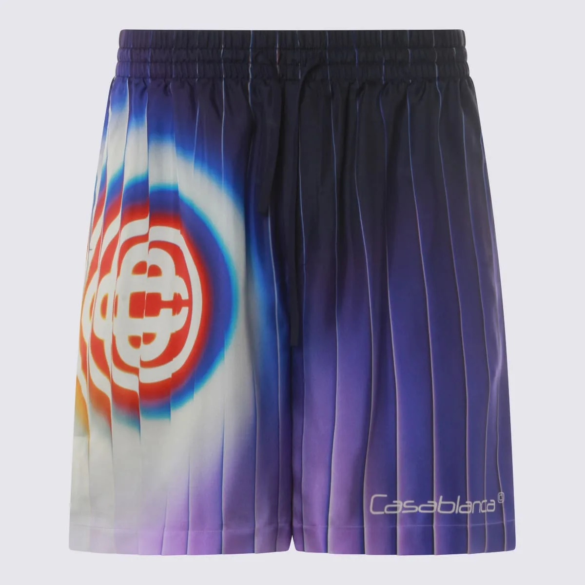 Multicolor Silk Shorts by Casablanca