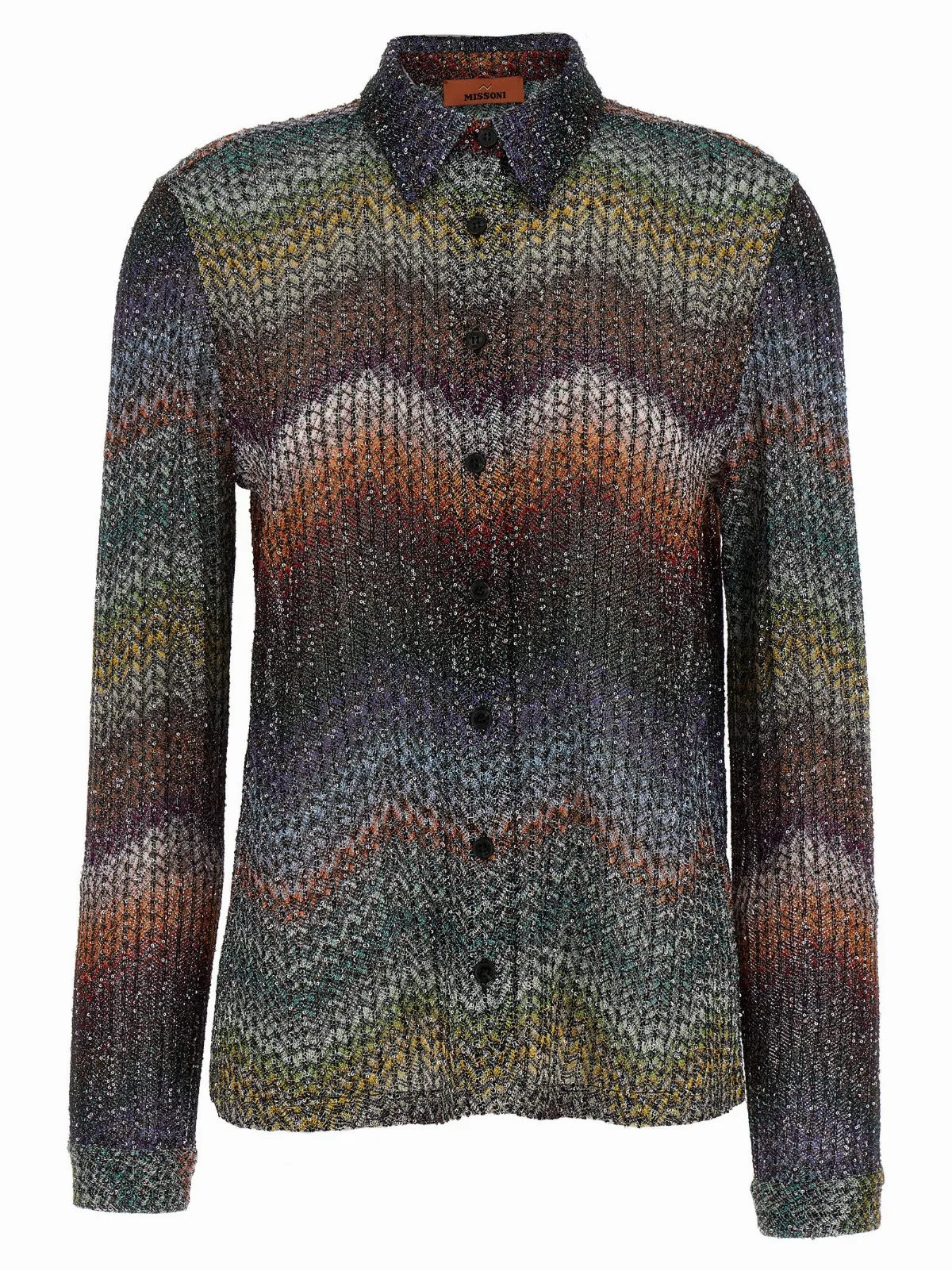 Sequin And Lamé Viscose Shirt by Missoni