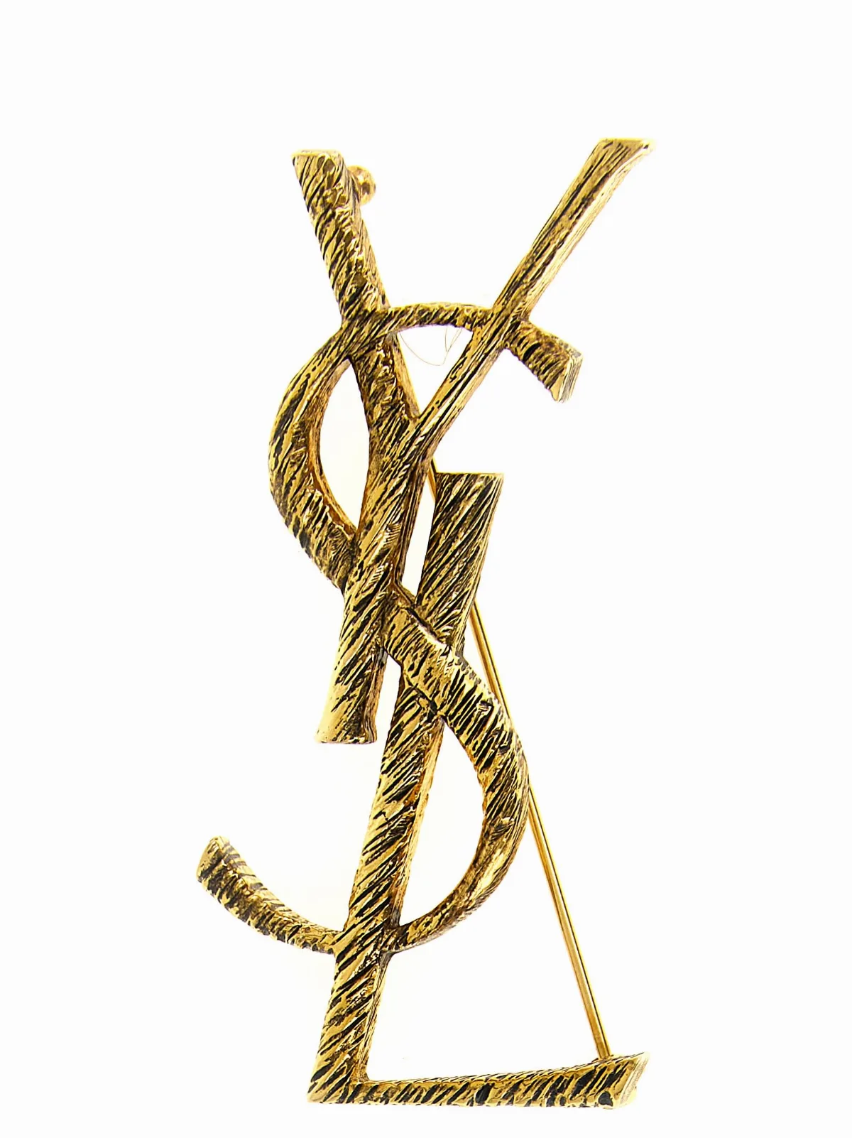 monogram Earrings by Saint Laurent