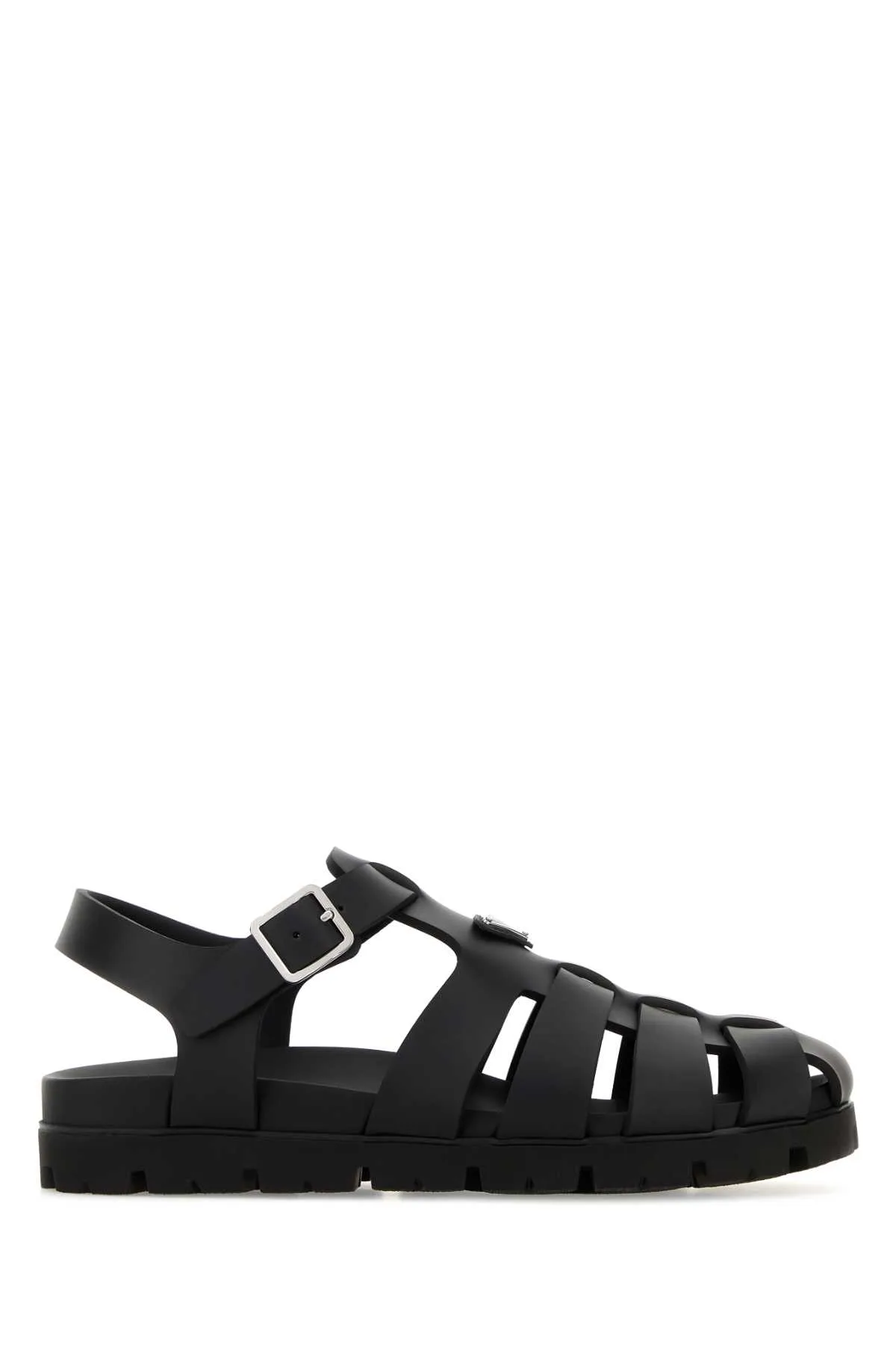 Black Leather Sandals