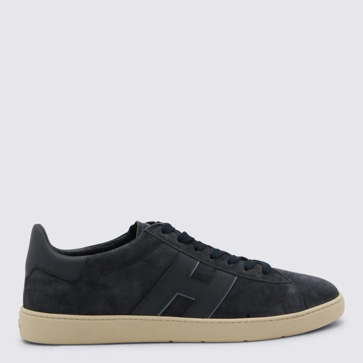 Navy Suede Cool Sneakers by Hogan