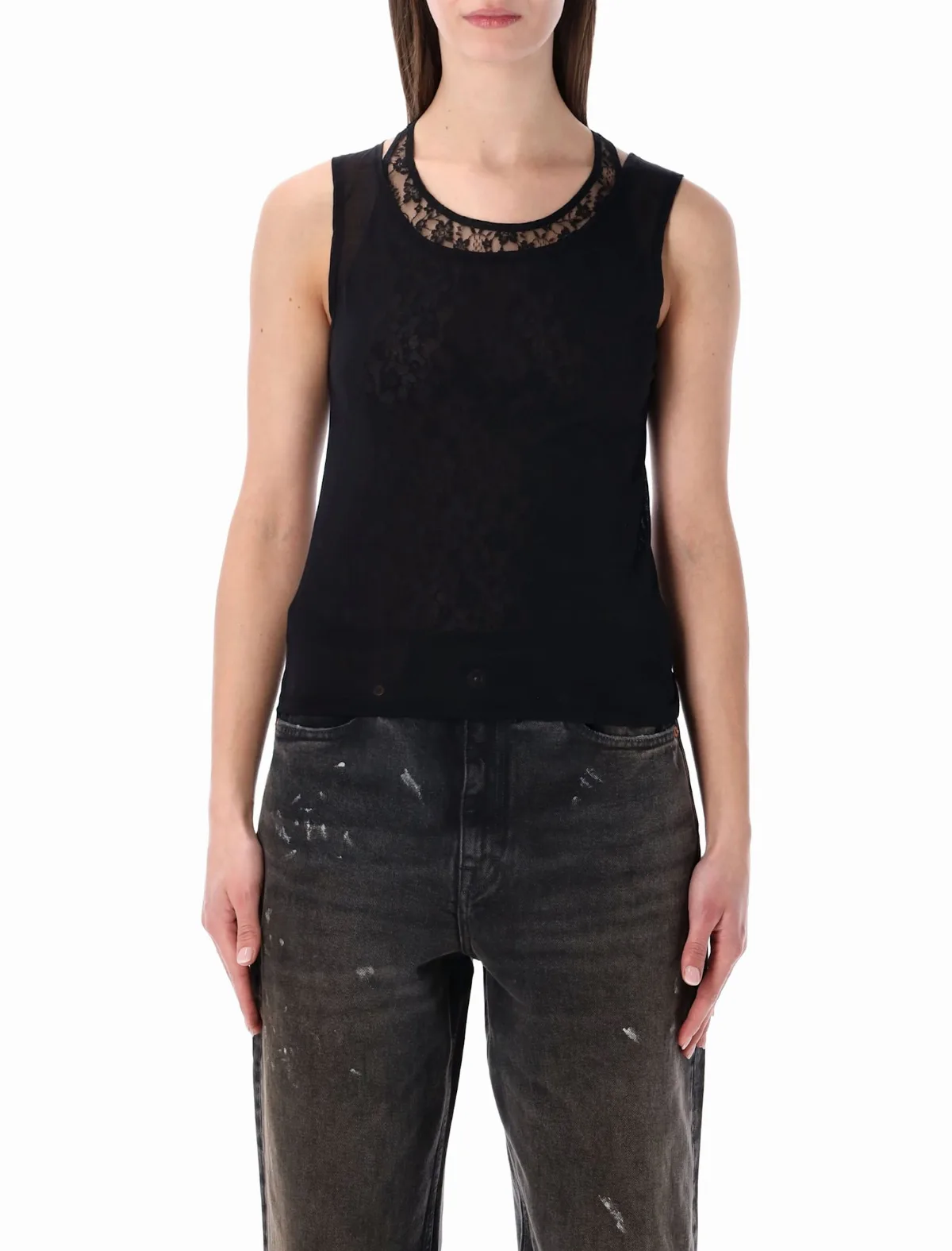 Reversible Black Swim Tank by Our Legacy