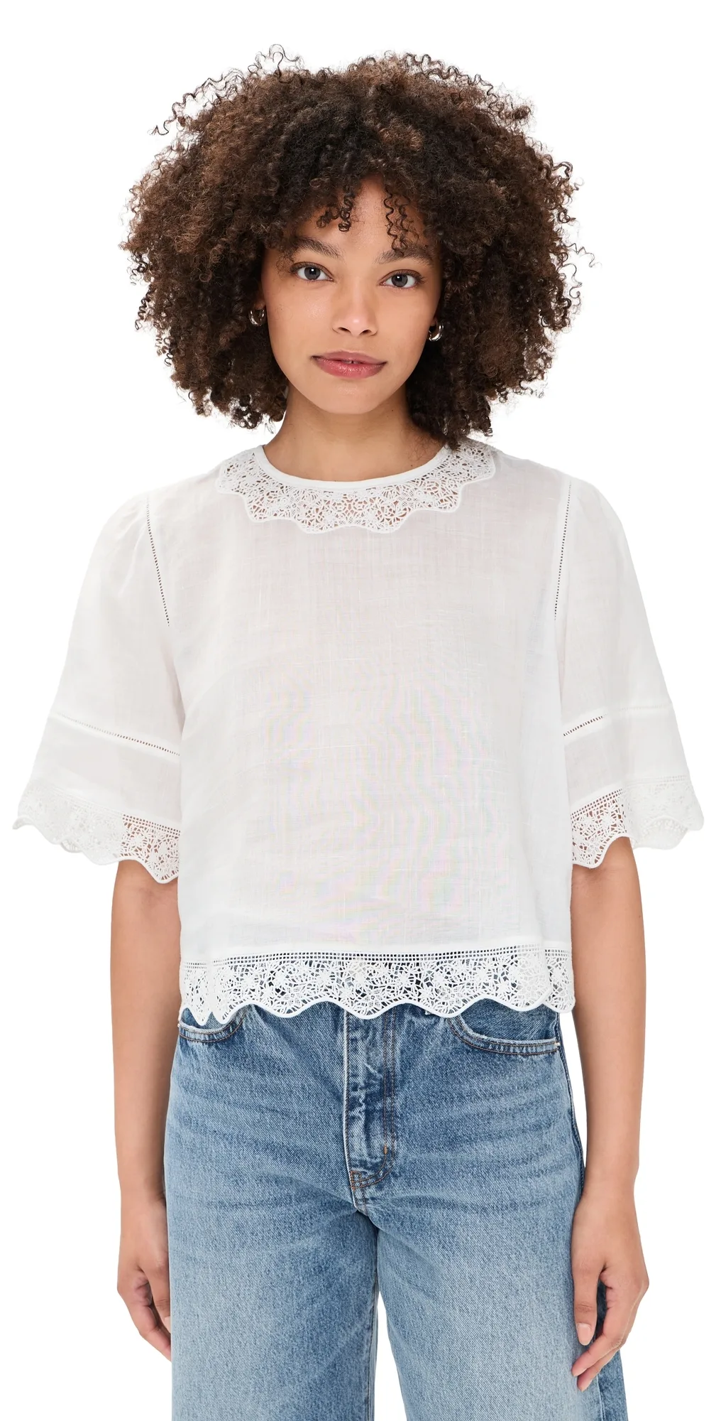 The Embroidered Top by FRAME