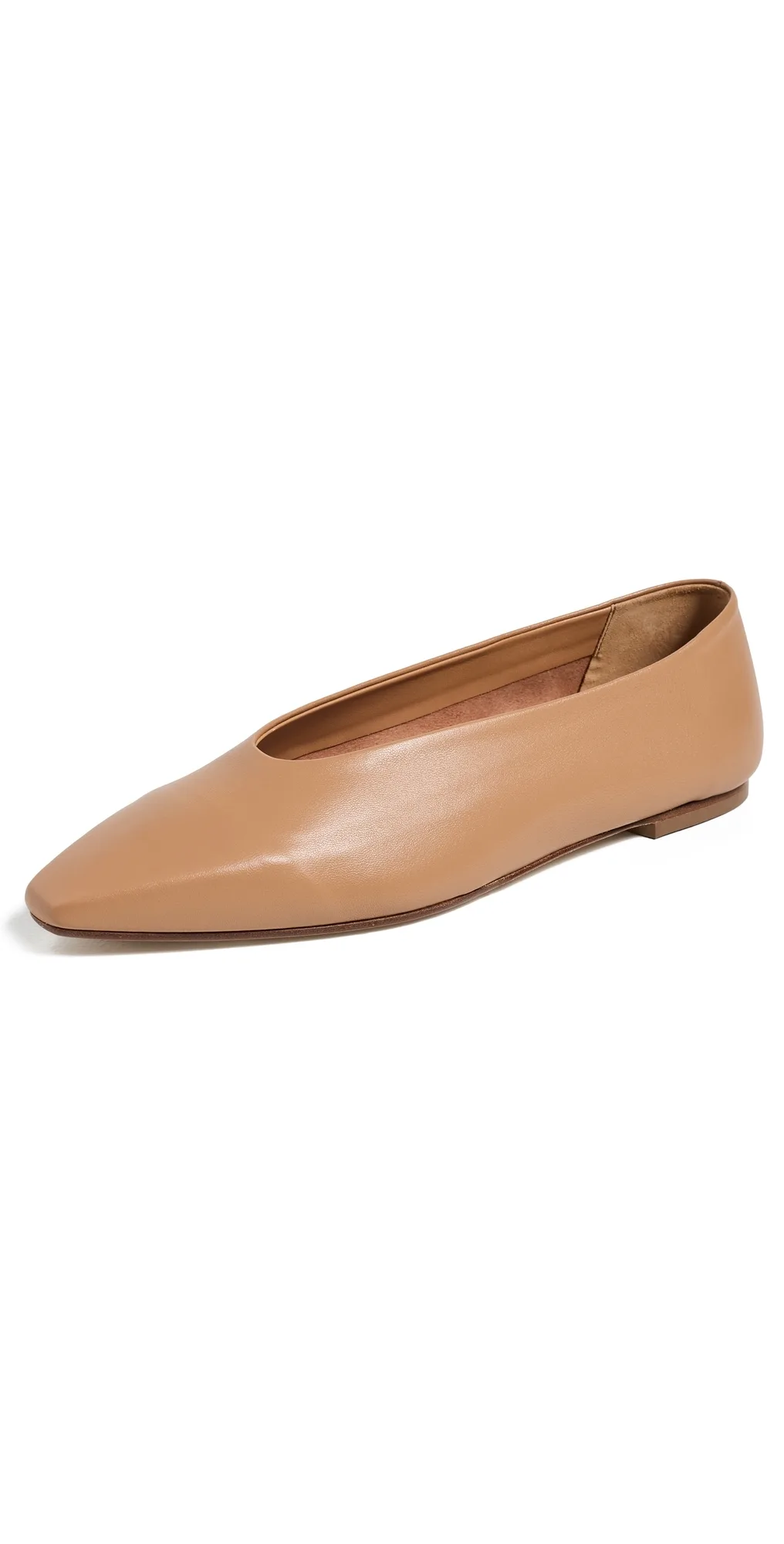 Betty Nappa Leather Hazelnut Flats