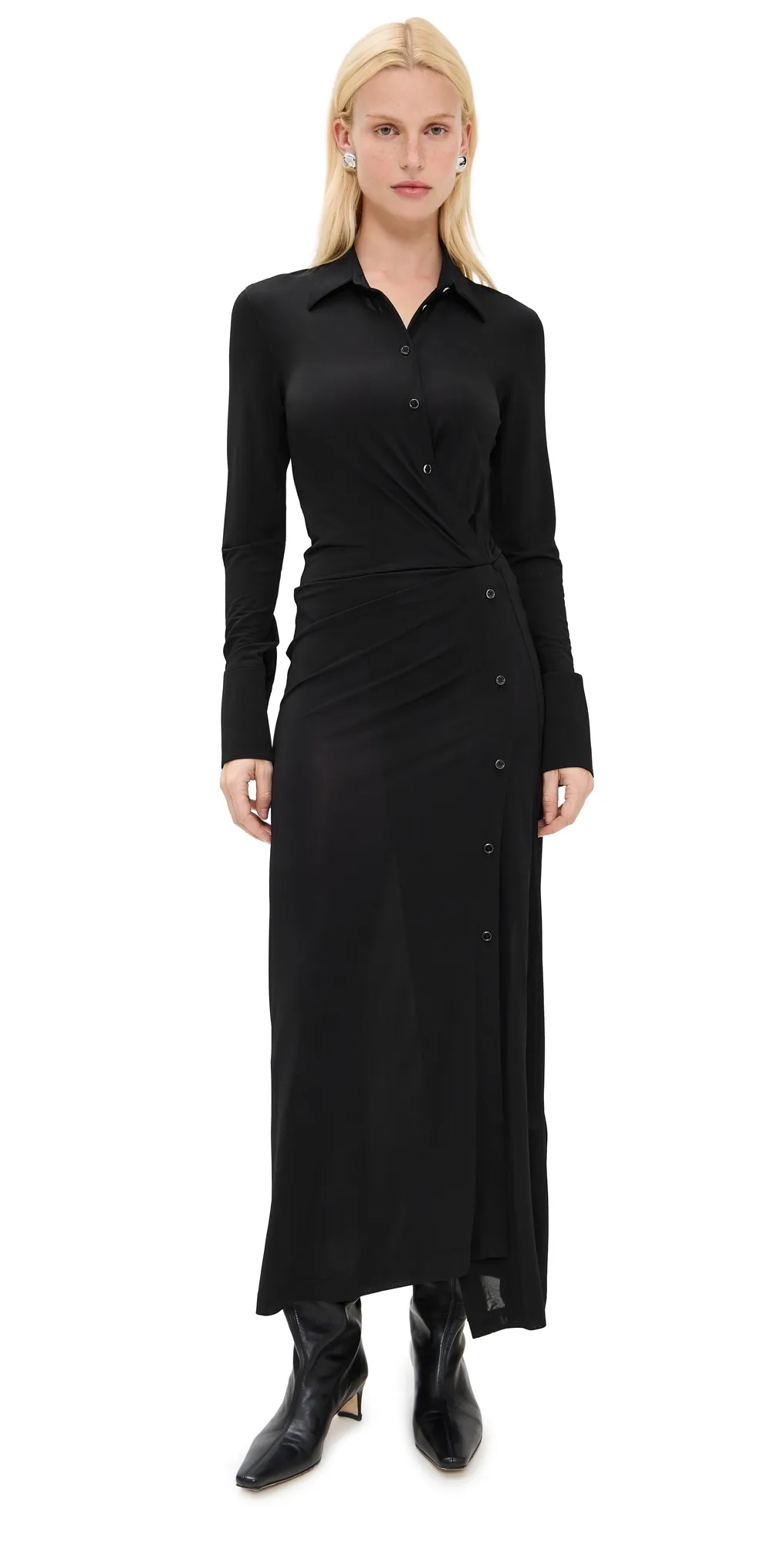 Twisted Shirt Dress