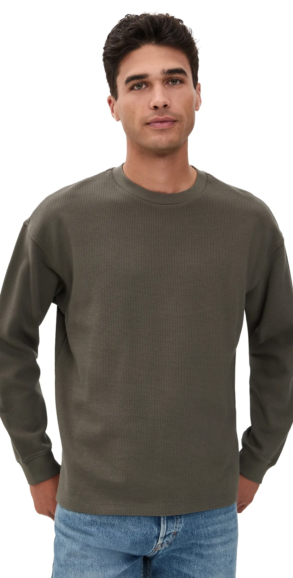 Waffle Textured Tee by FRAME