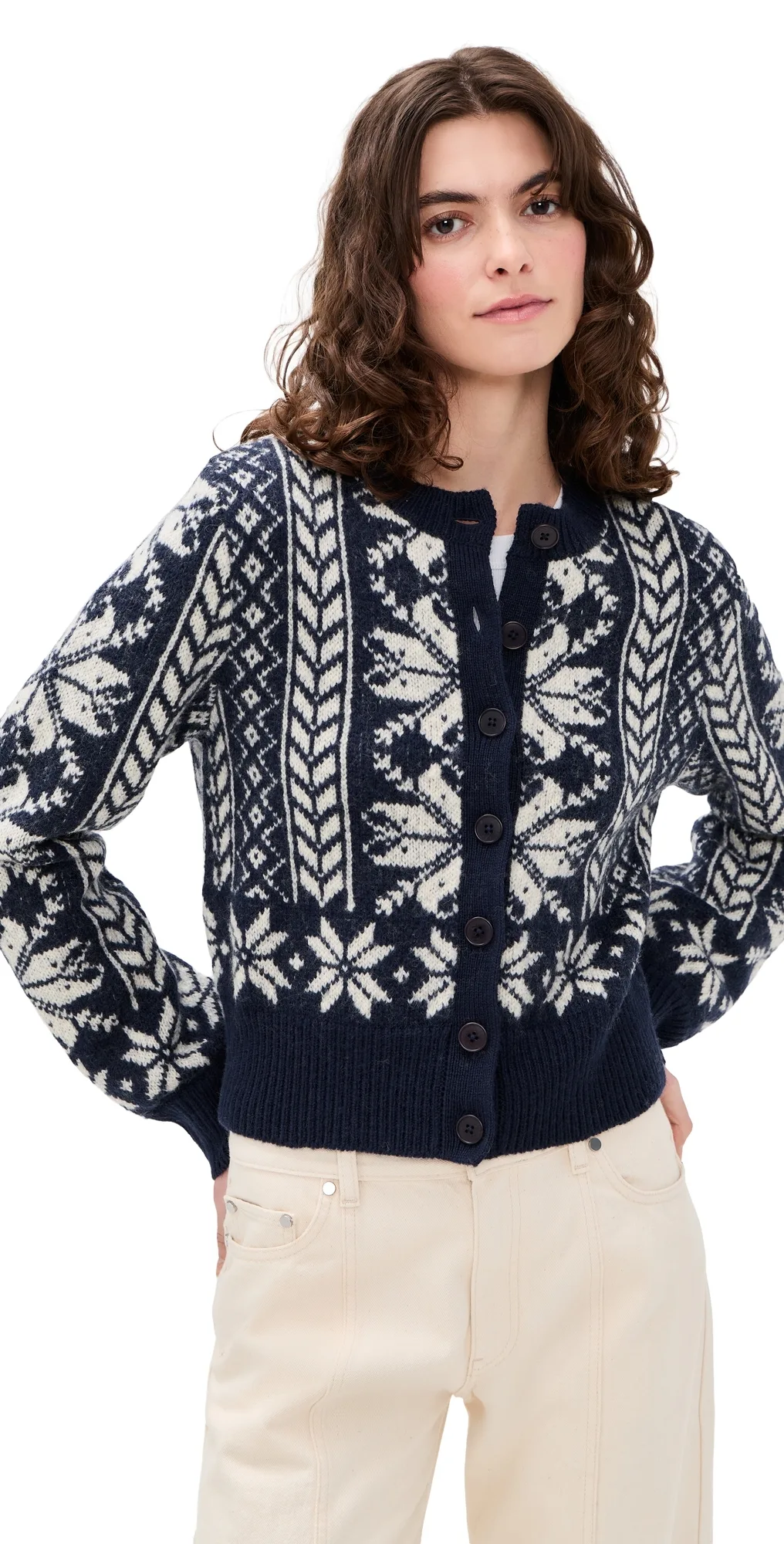 Fair Isle Cardigan Jacket