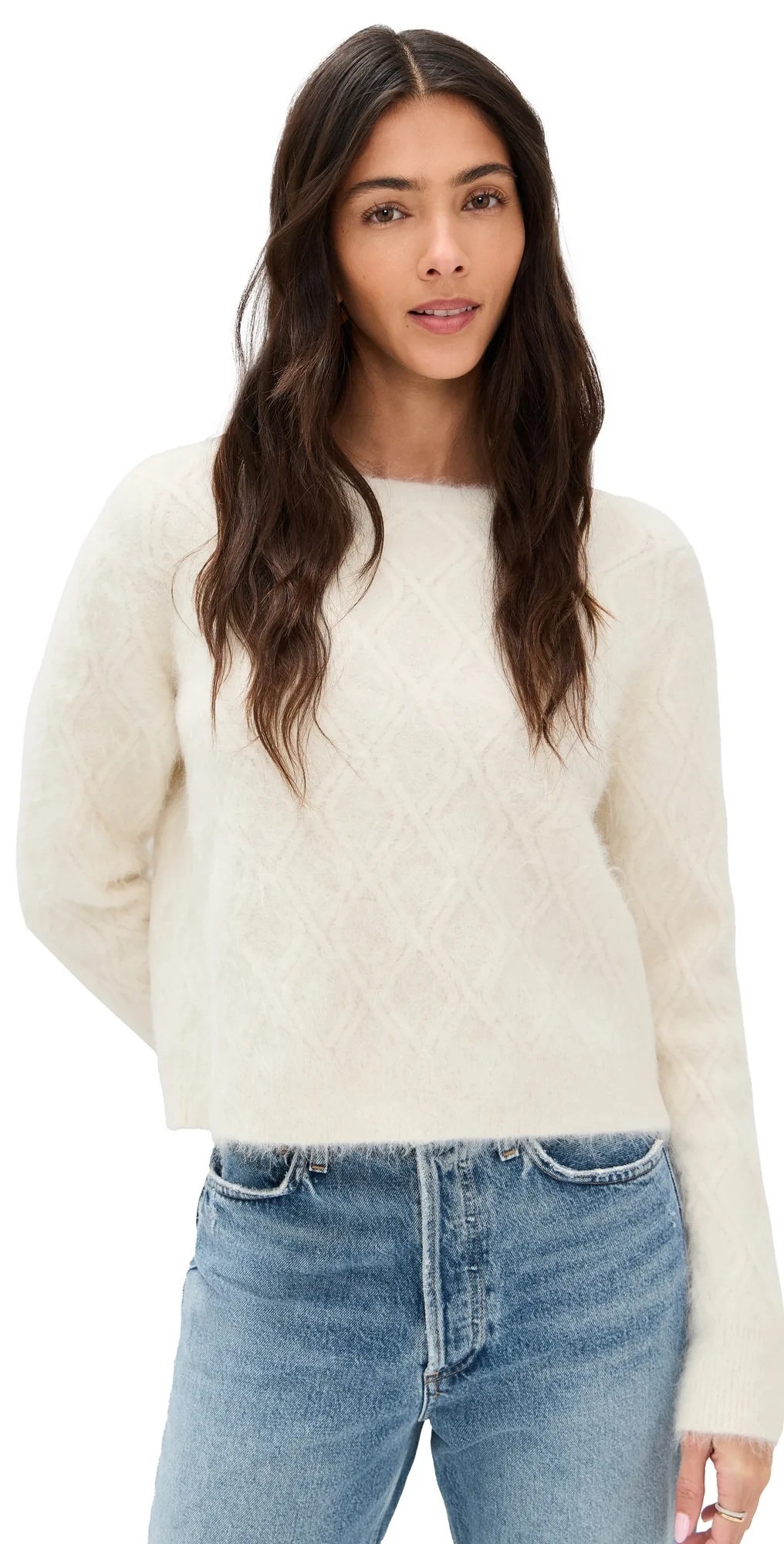 Viola Alpaca Crewneck Sweater by OGD One Grey Day