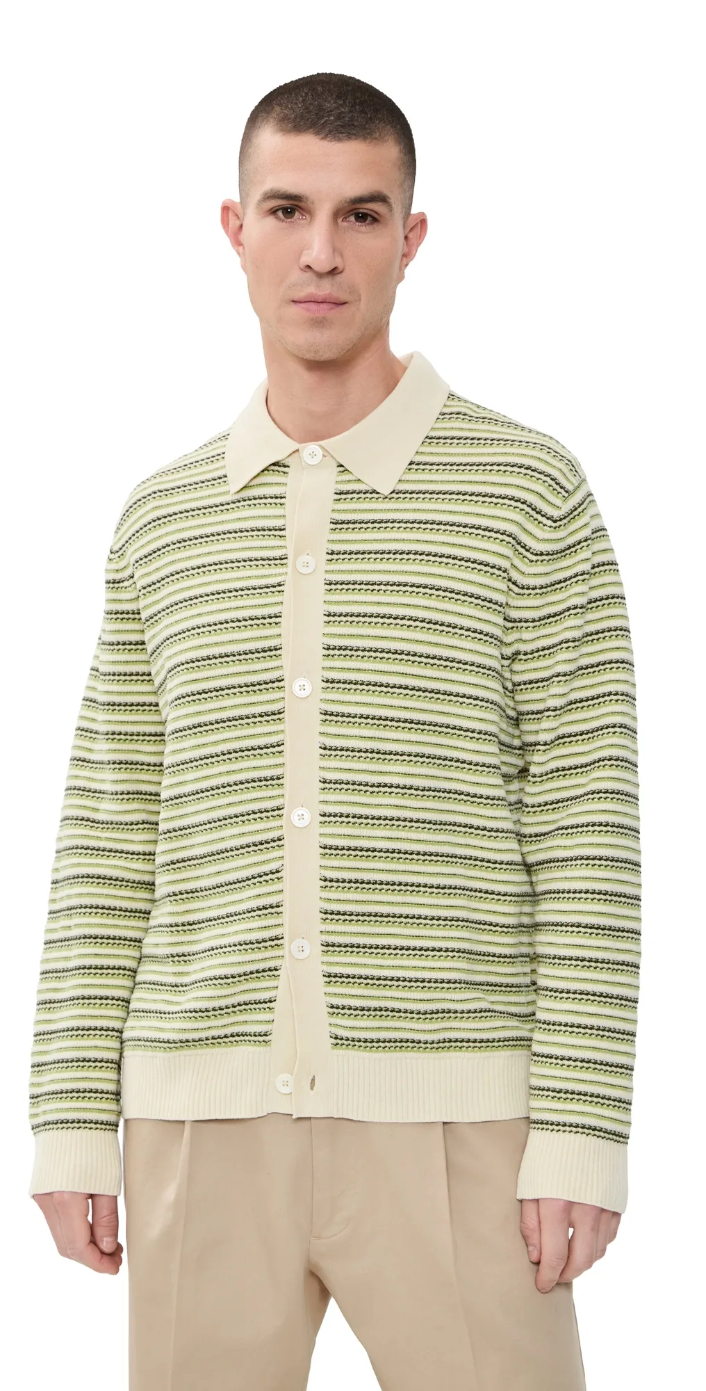 Jackie Button Polo Sweater