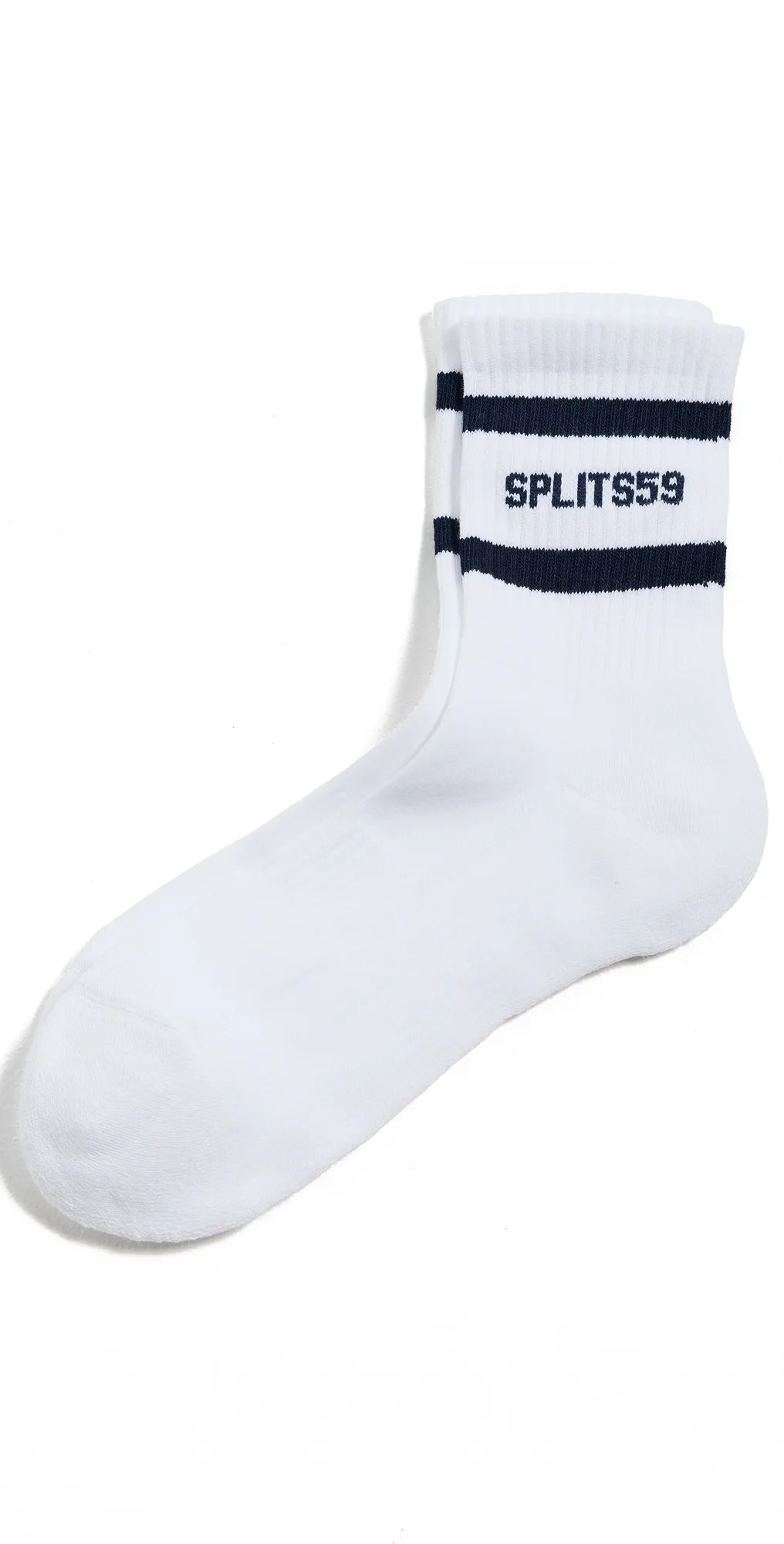 Logo Stripe Quarter Socks