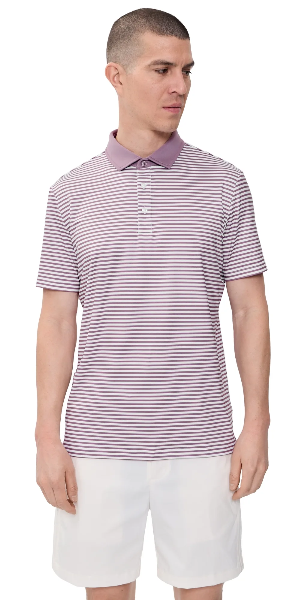 Striped Baker Polo Shirt by Redvanly