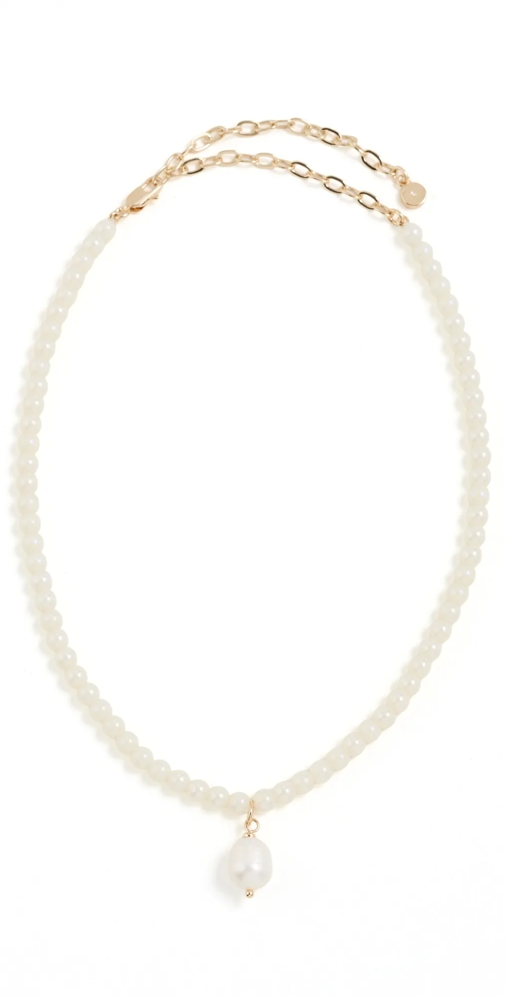 Pearlescent Beaded Necklace