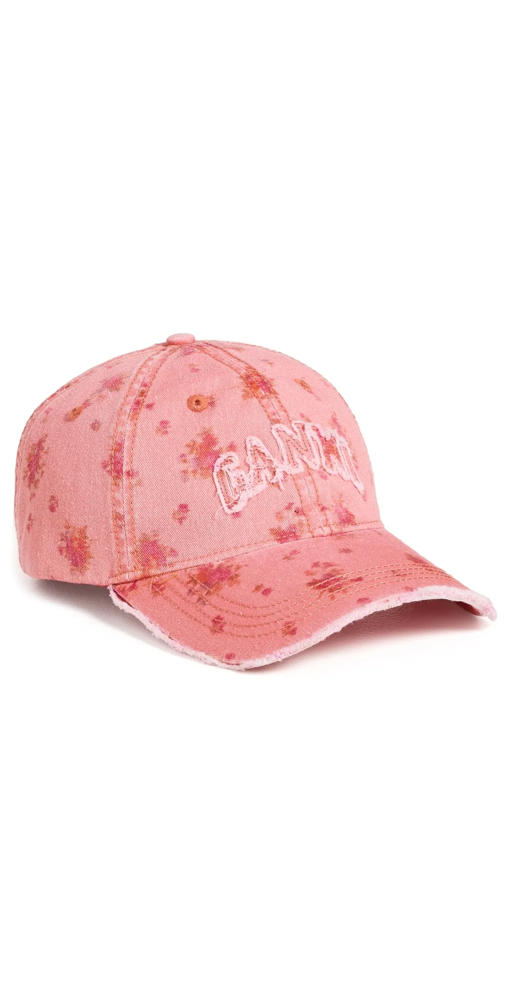 Washed Cotton Print Canvas Cap