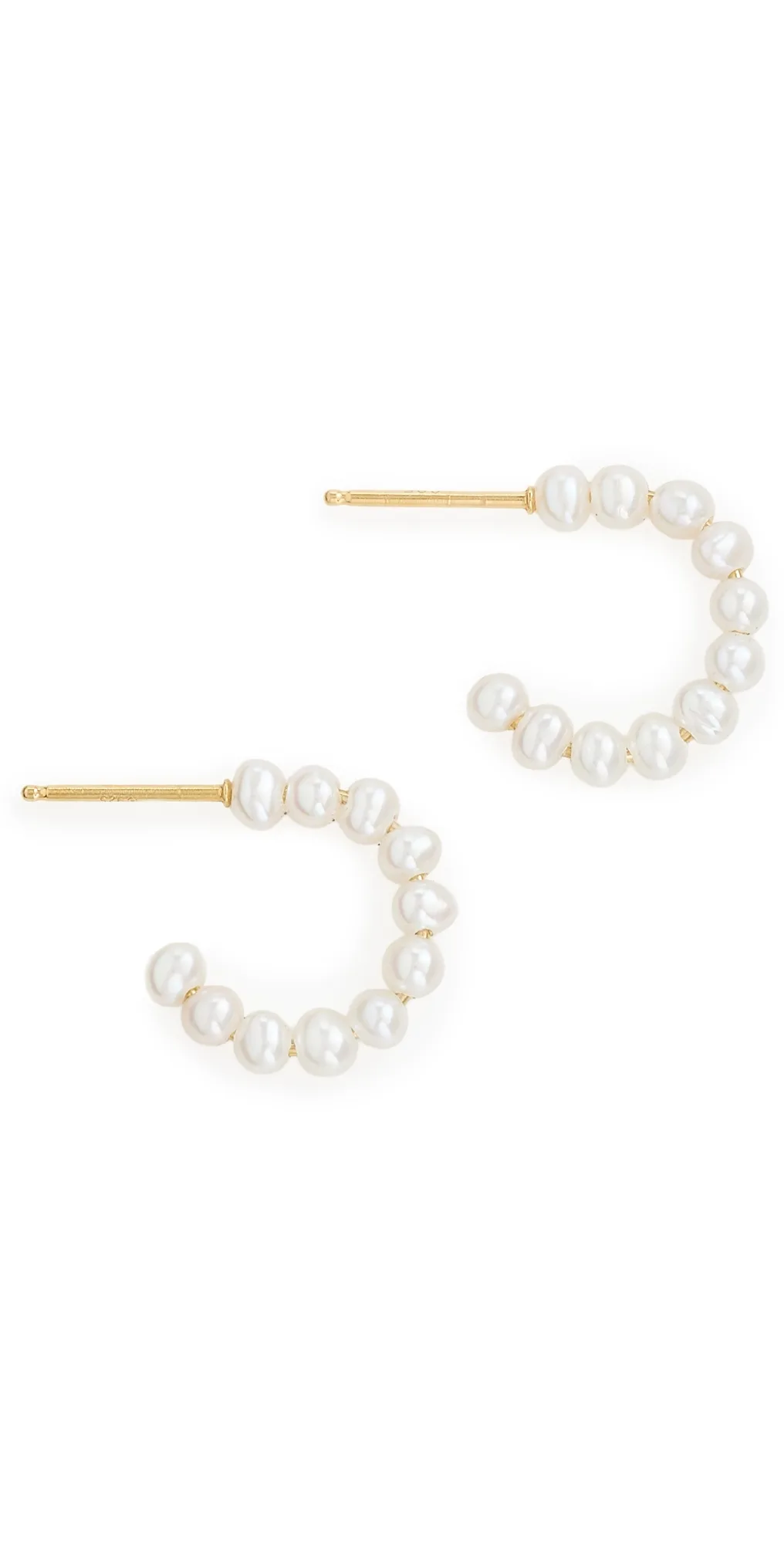 Holly Pearl Hoops