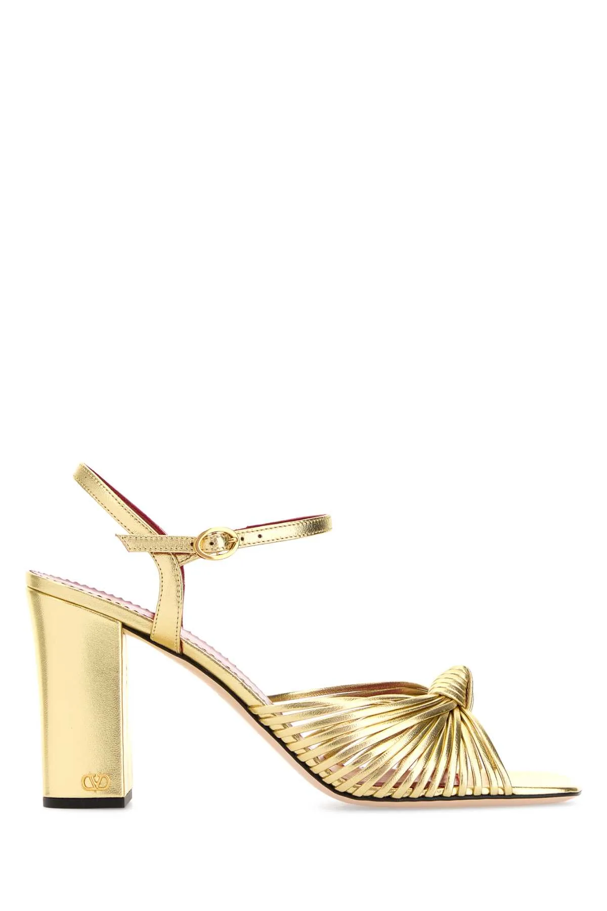 Gold Leather Annet Sandals