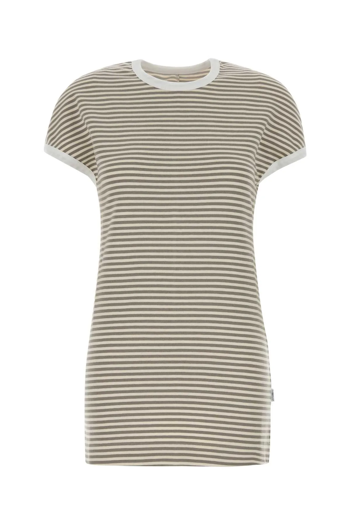 Embroidered Stretch Cotton Mini Dress