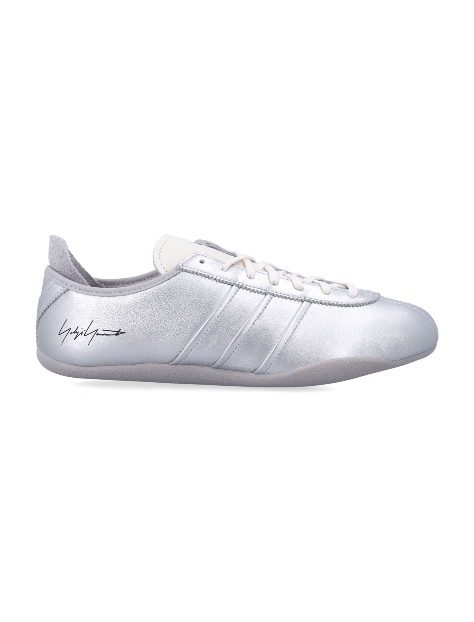 Tokyo Silver Leather Sneakers