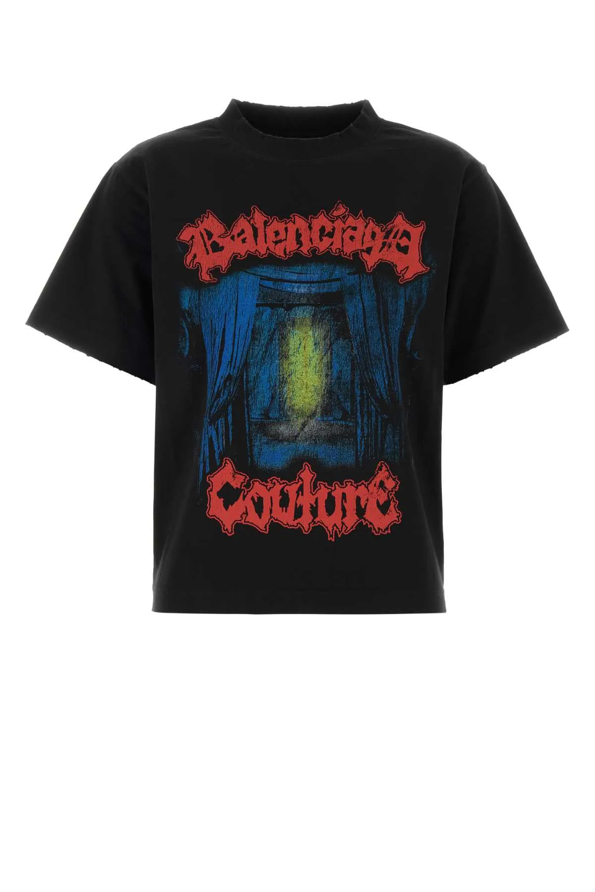 Black Cotton T-shirt by Balenciaga