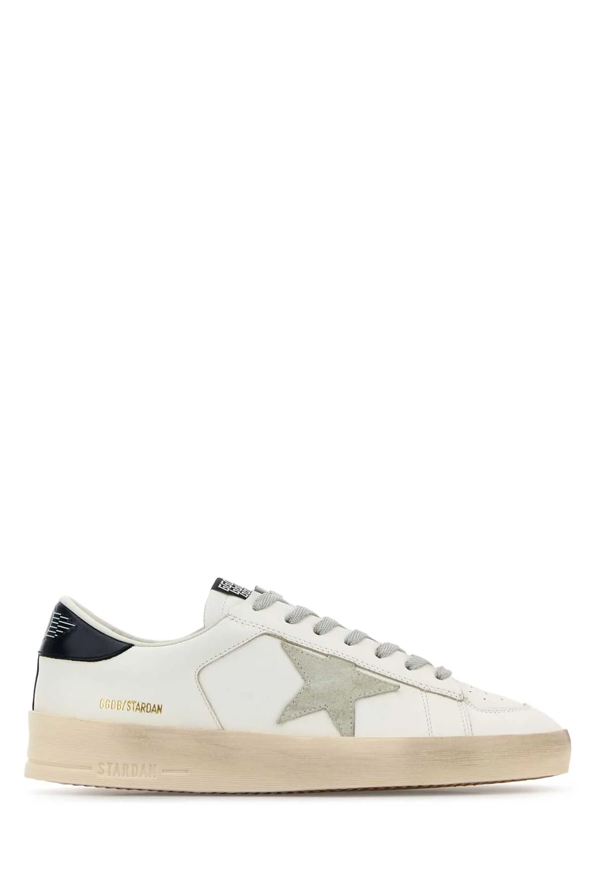 White Leather Stardan Sneakers