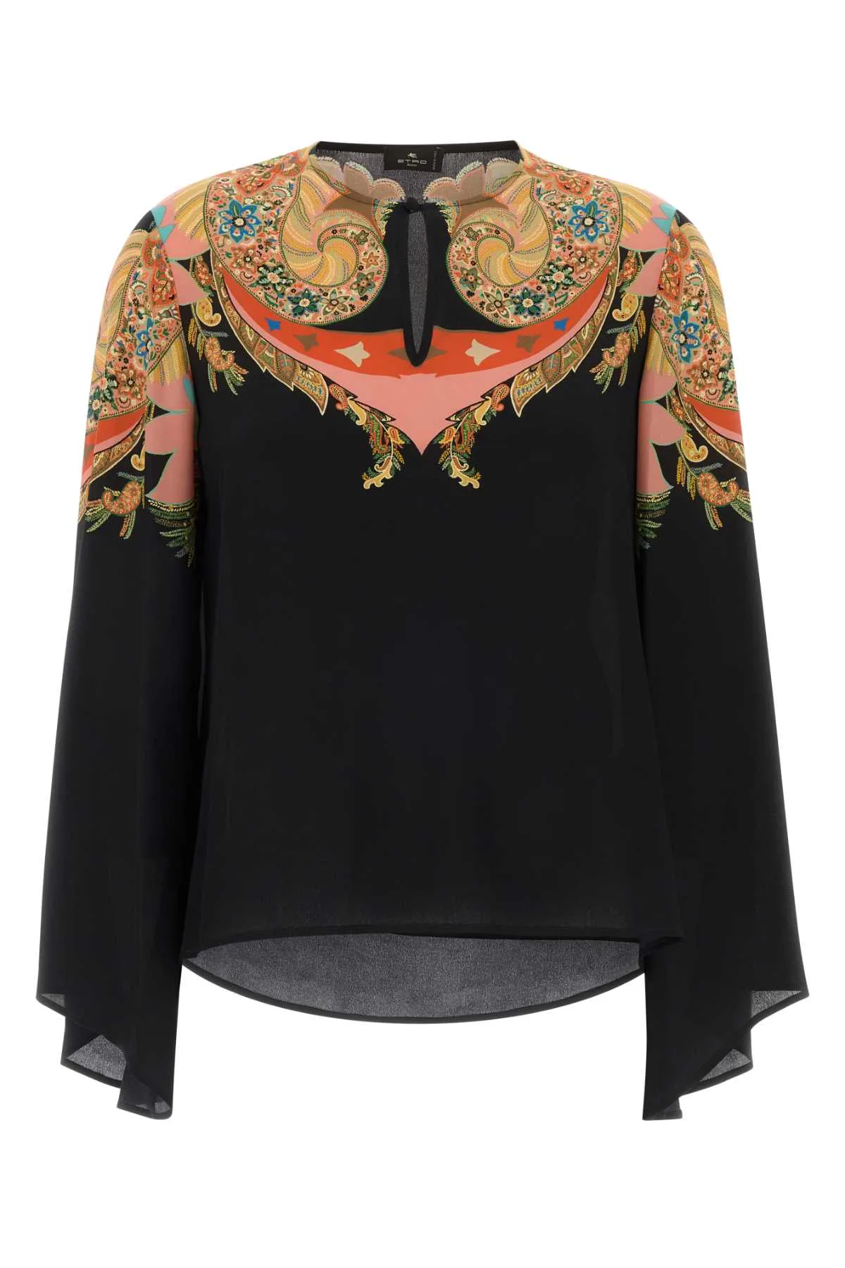Black Crepe Blouse