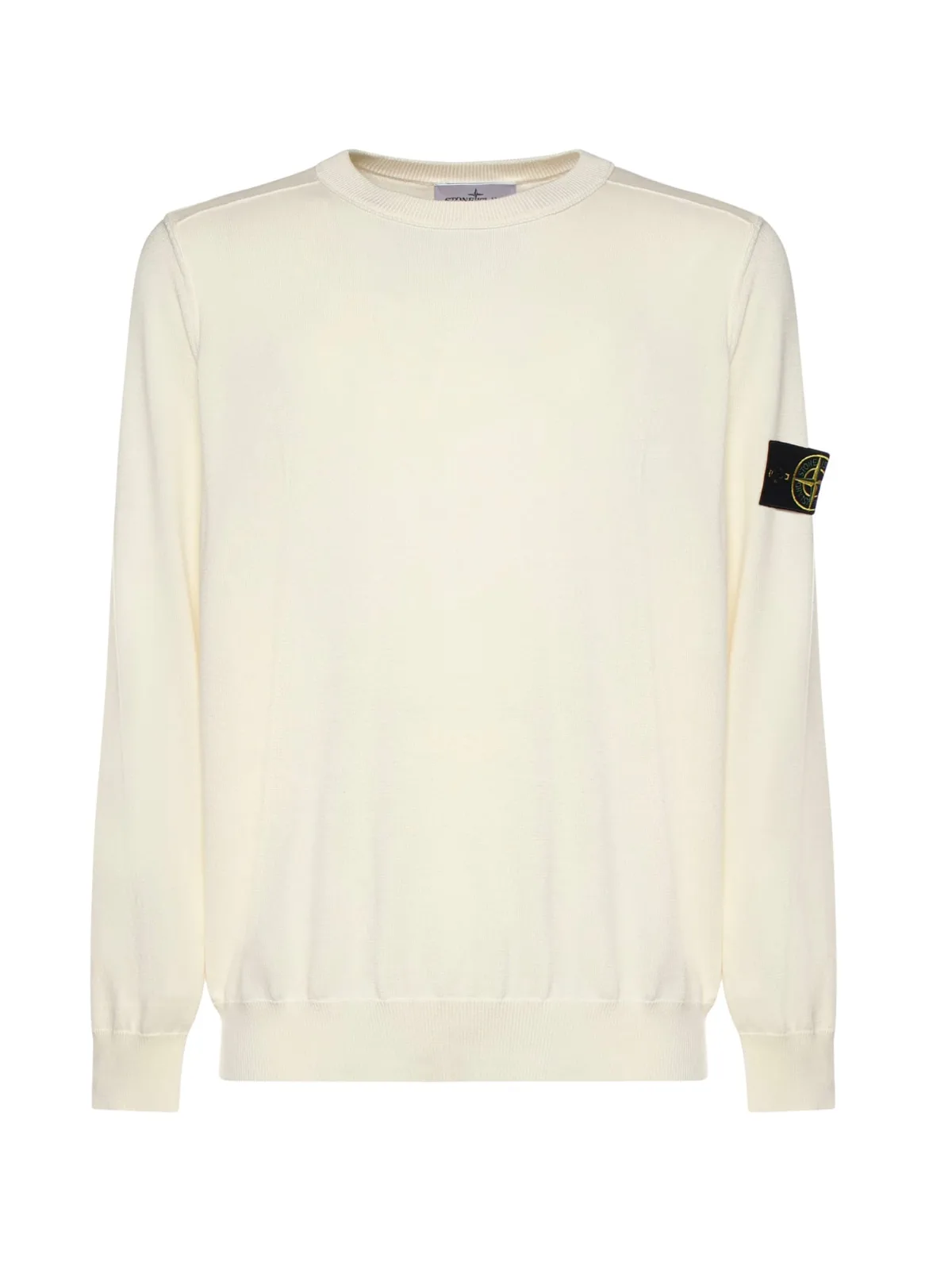Cotton Sweater With Logo by Stone Island