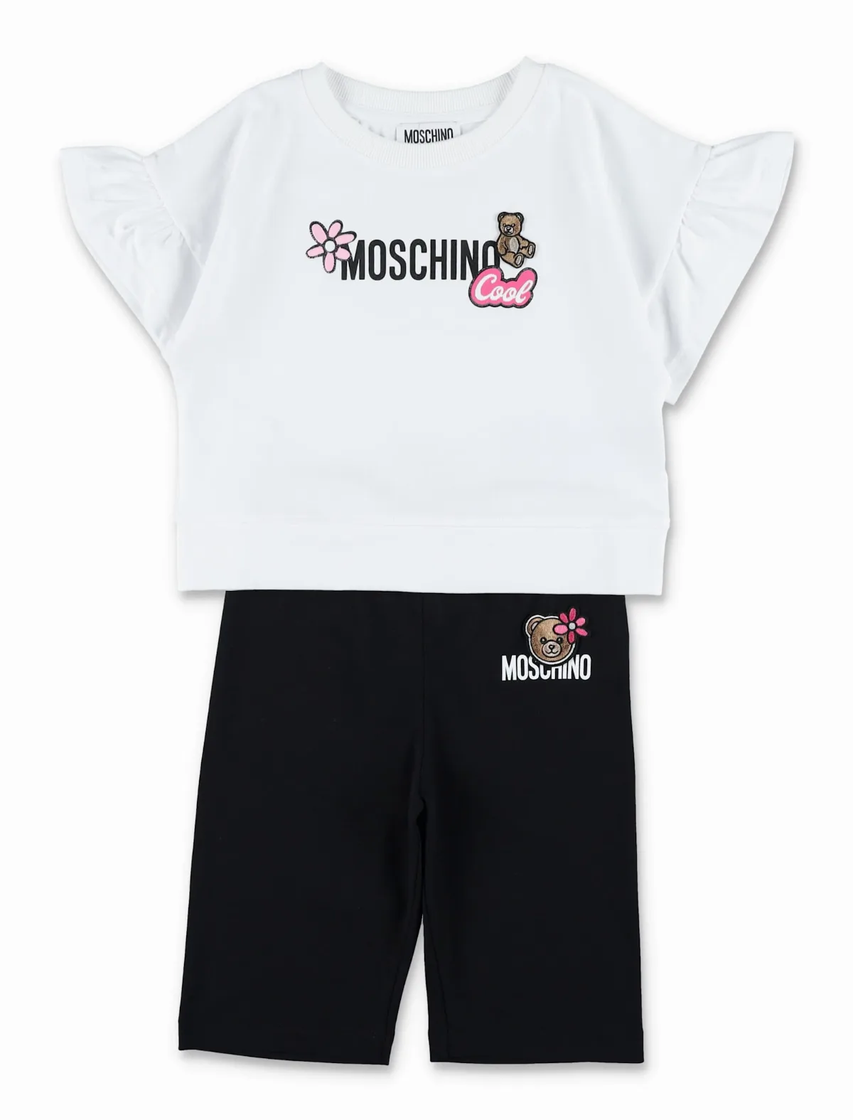 Kids Bear T-shirt & Shorts Set by Moschino