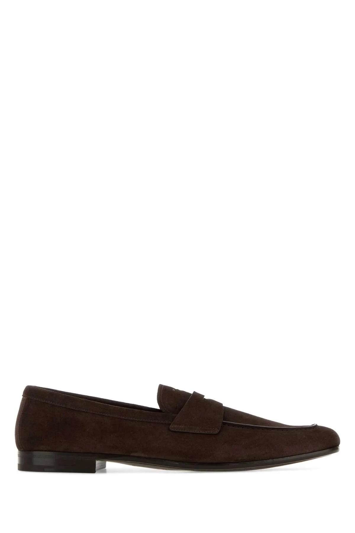 Chocolate Suede Loafers