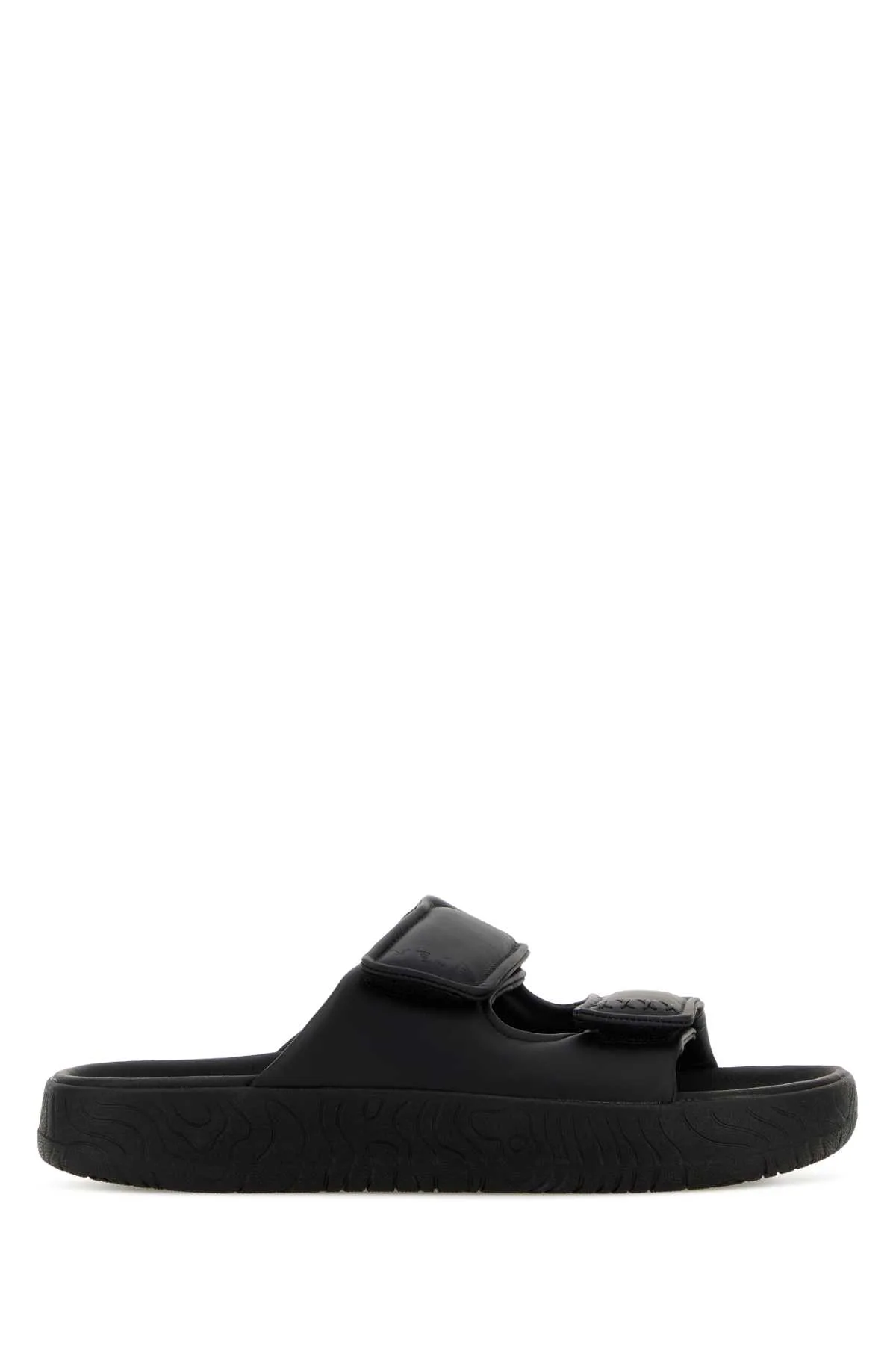 Black Leather Etna Slippers by Veja