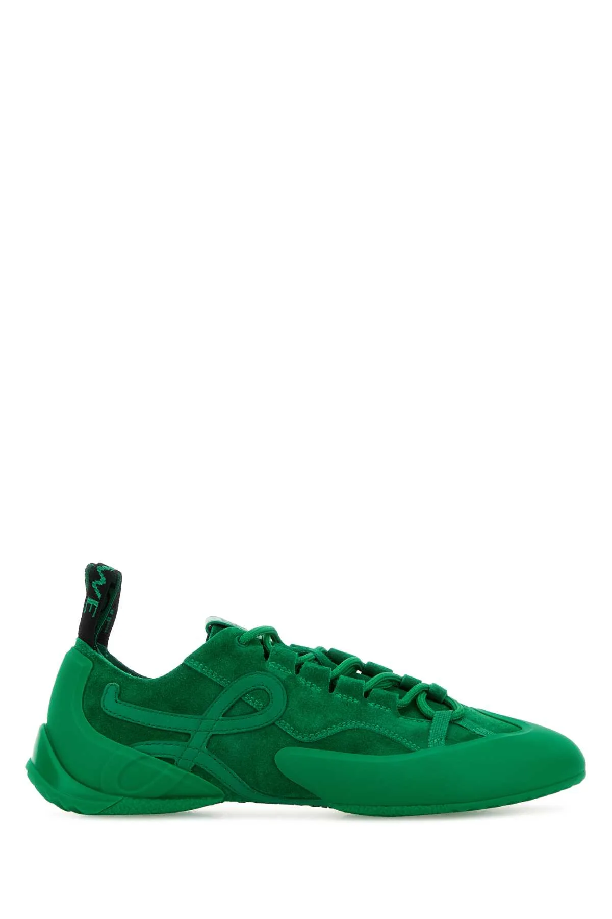 Green Suede Grip Sneakers