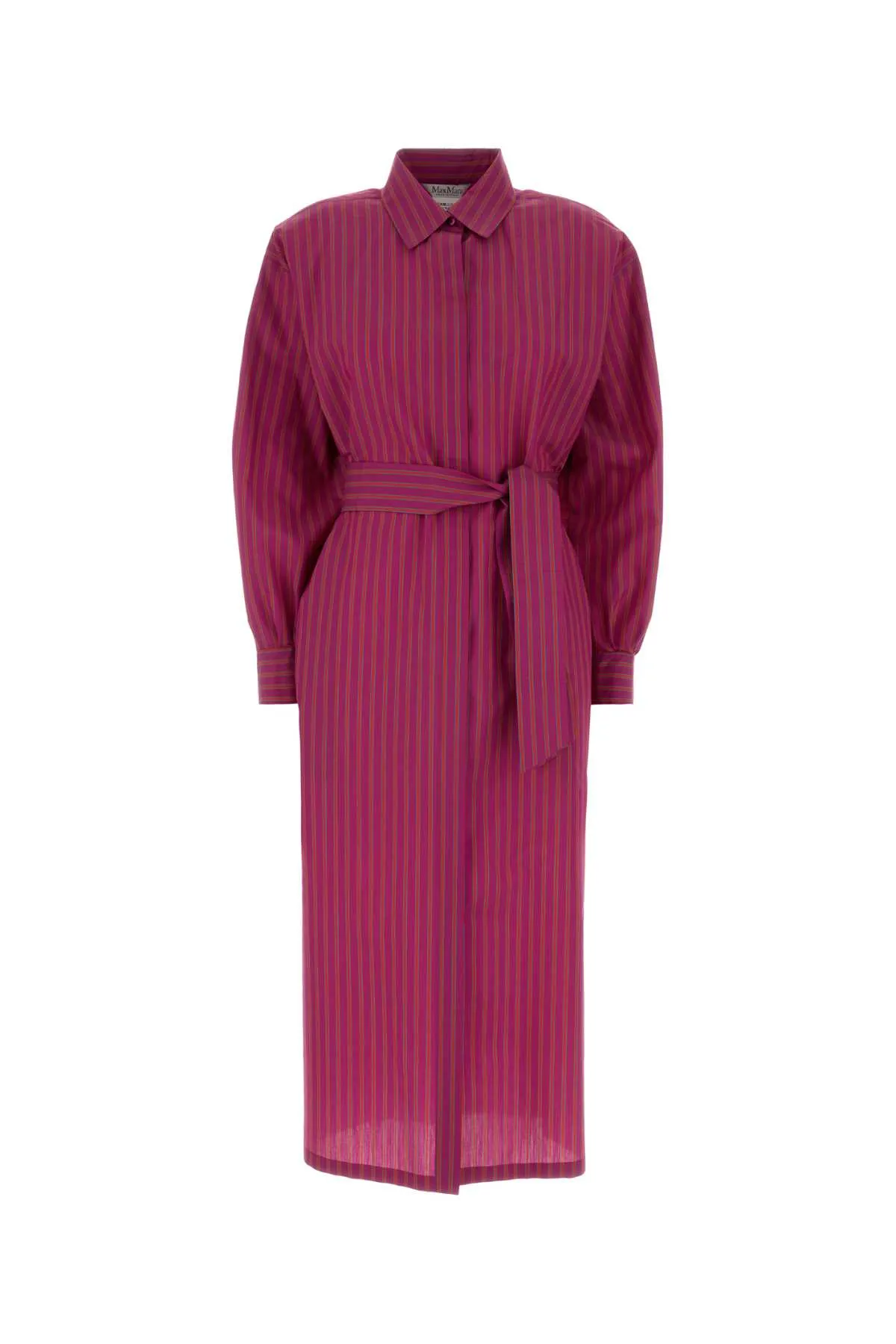 Embroidered Poplin Lord Shirt Dress