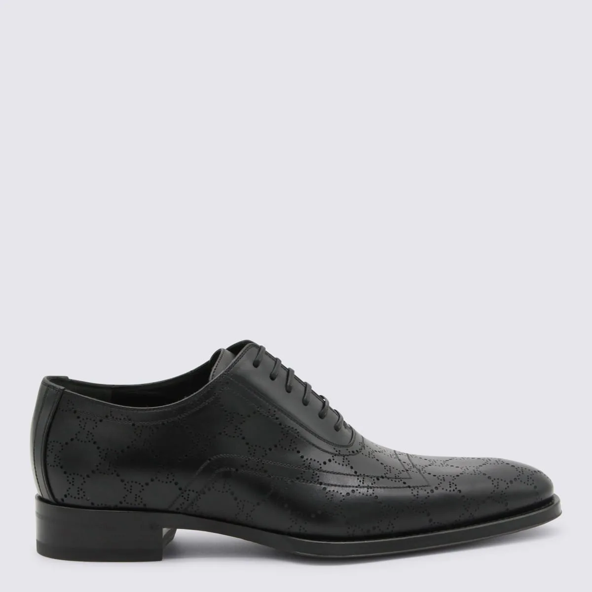 Black Leather Lace Up Shoes