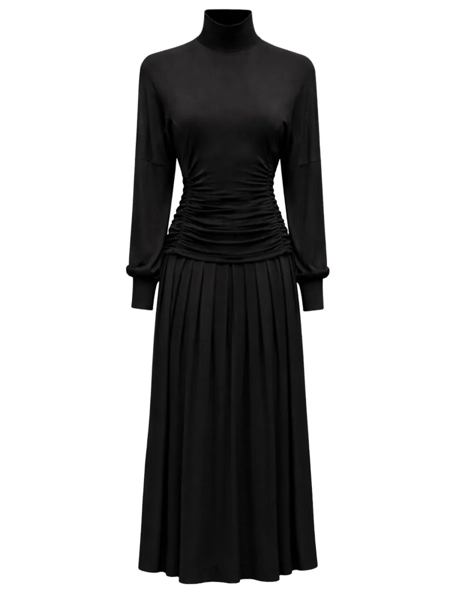 Long Dress With High Neck