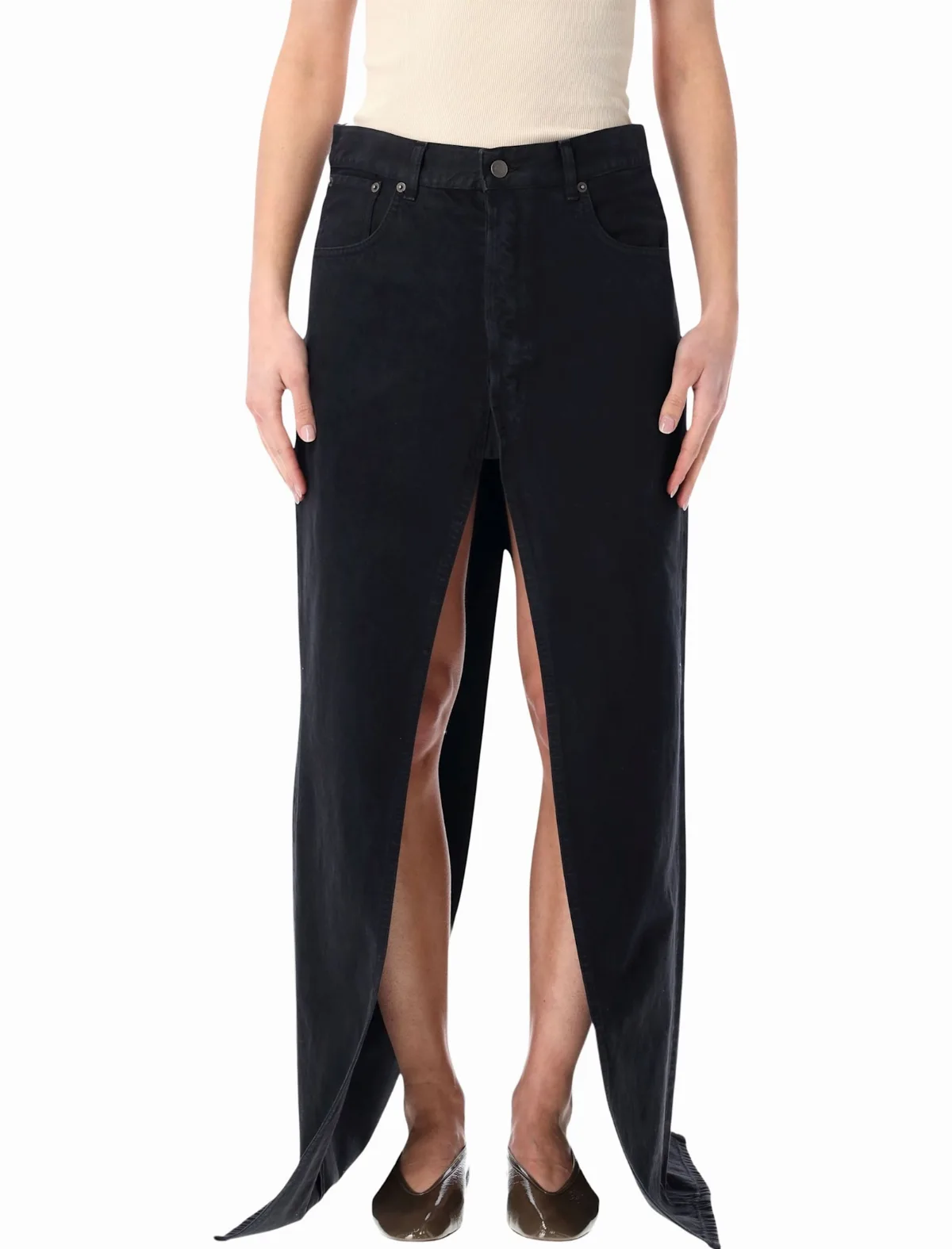 Gana Bull Denim Skirt