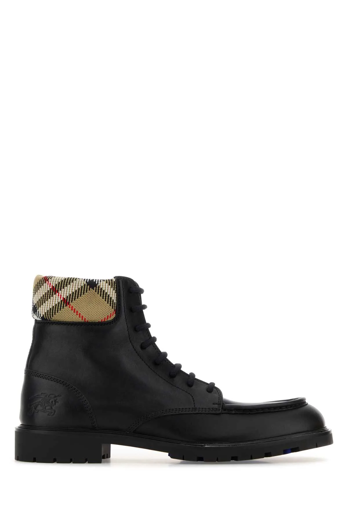 Black Leather Ankle Boots