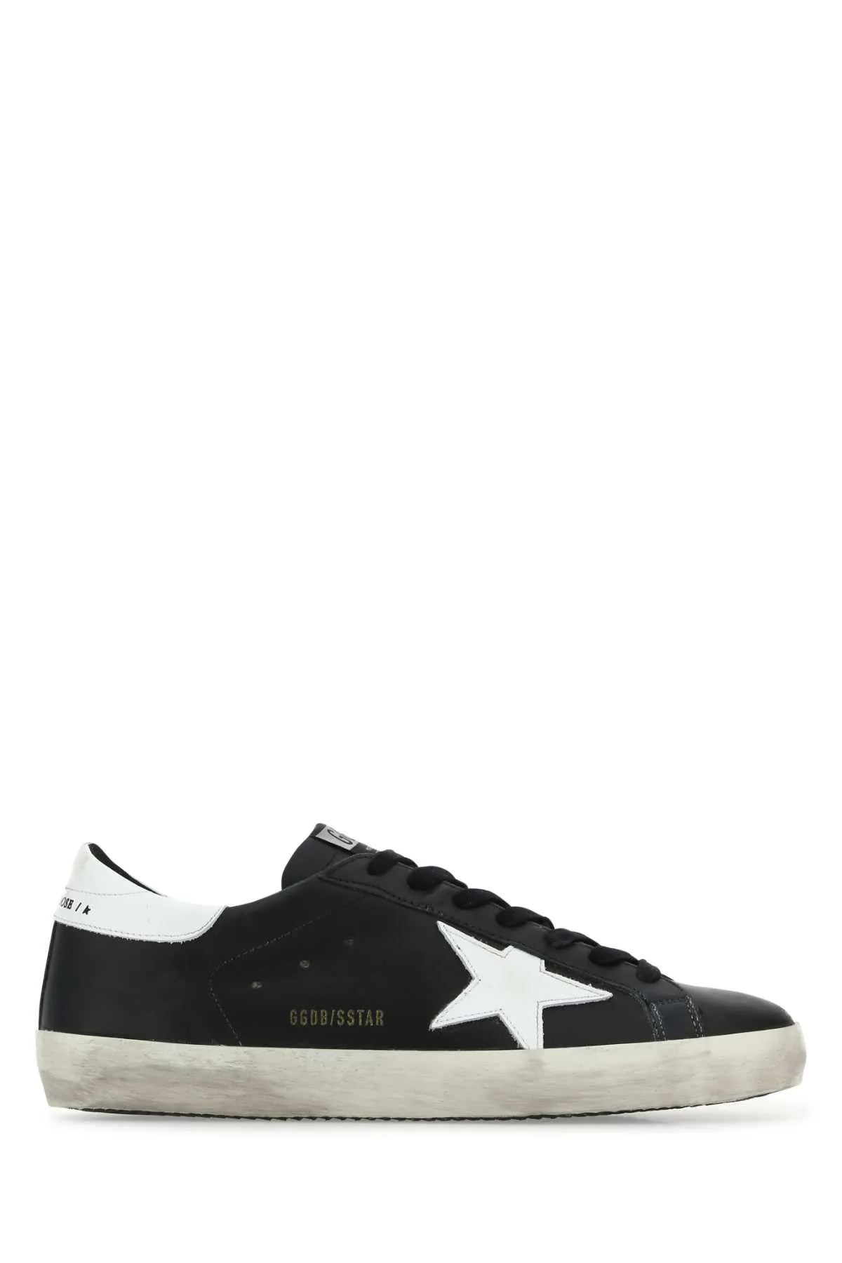 Black Leather Super Star Classic Sneakers