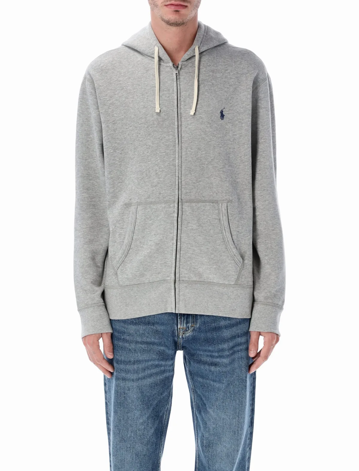 Cotton-blend Zip Hoodie