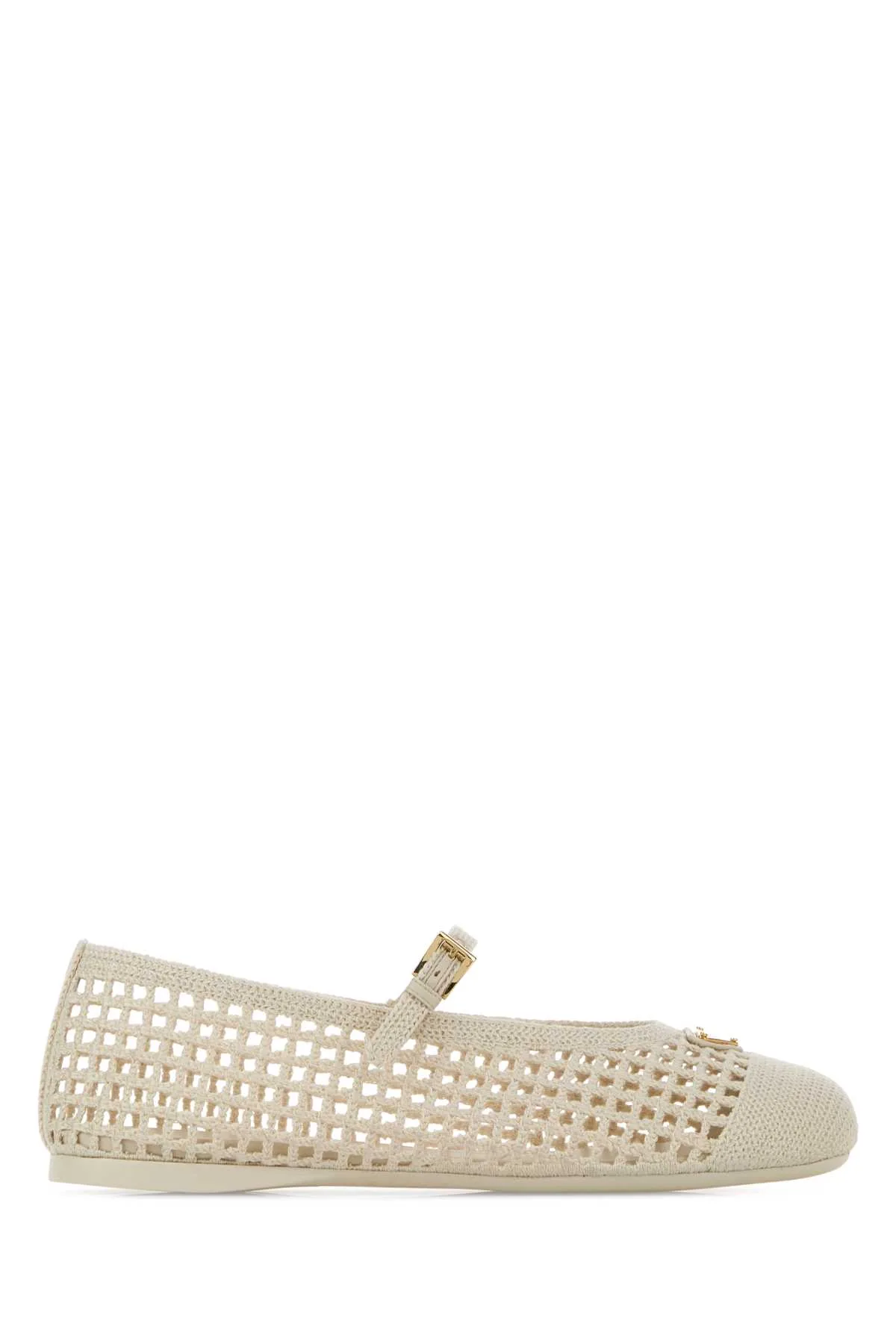Ivory Crochet Ballerinas