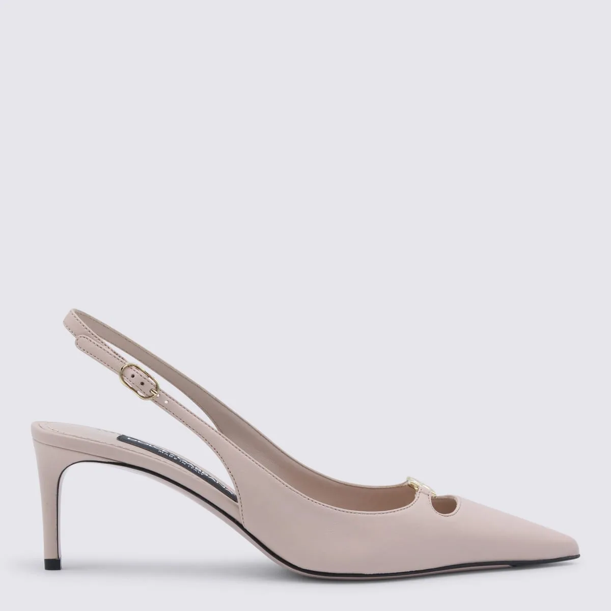 Nude Leather Pump