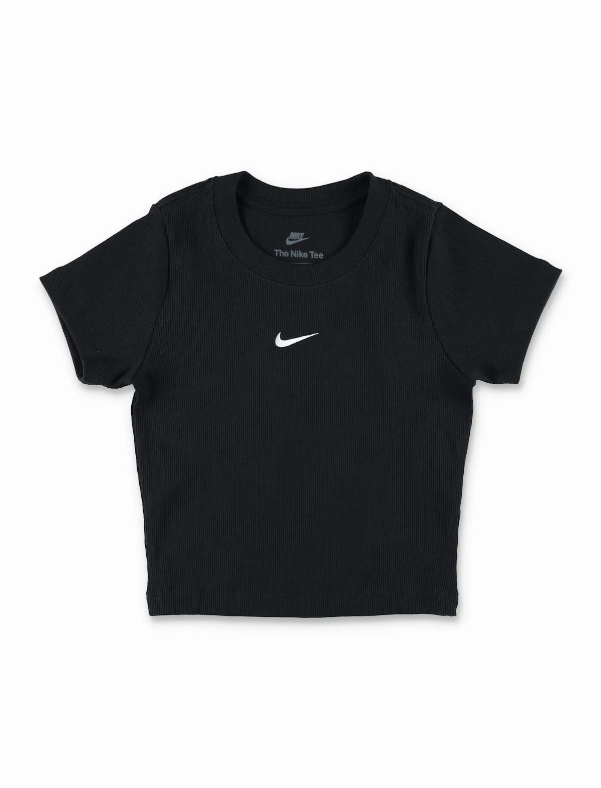 Sportswear Girls Cropped Ribbed T-shirt by Nike