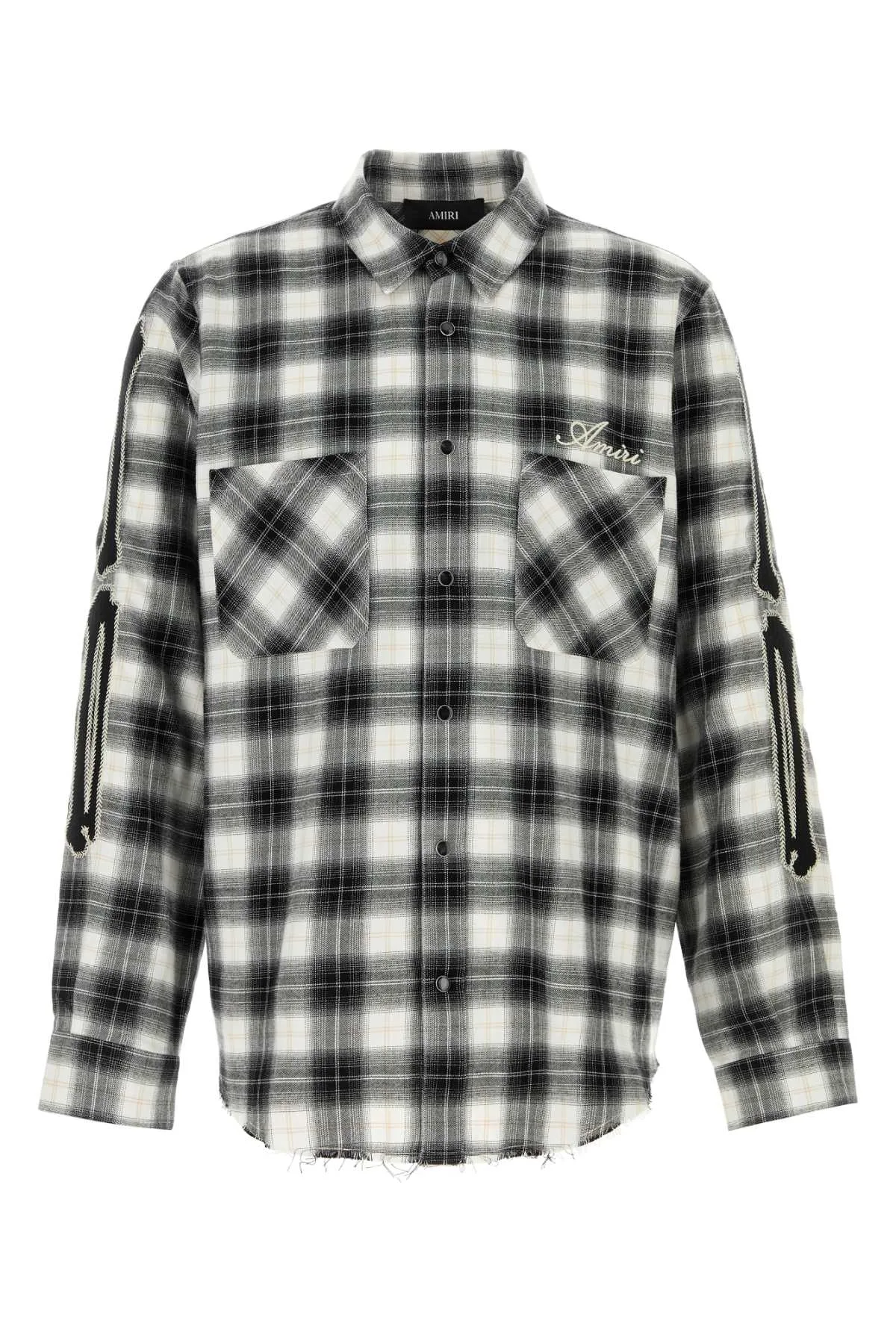 Embroidered Flannel Shirt by AMIRI